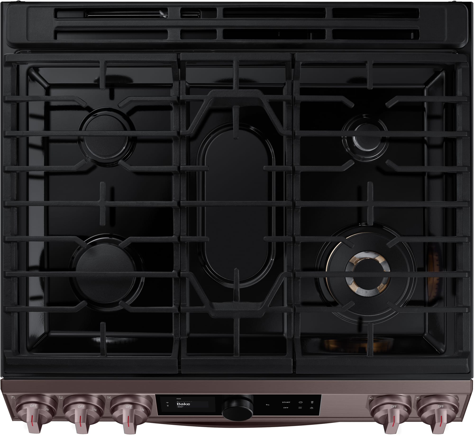 Samsung NX60T8711ST 30 Inch SlideIn Gas Smart Range with 5 Sealed