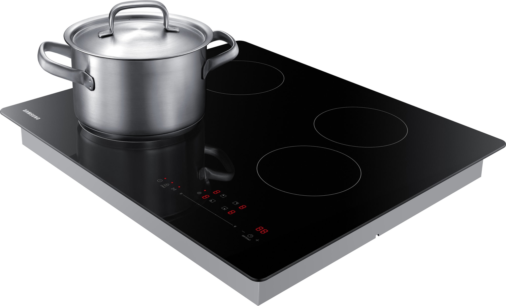 Samsung NZ24T4360RK 24 Inch Electric Cooktop with 4 Burner Elements