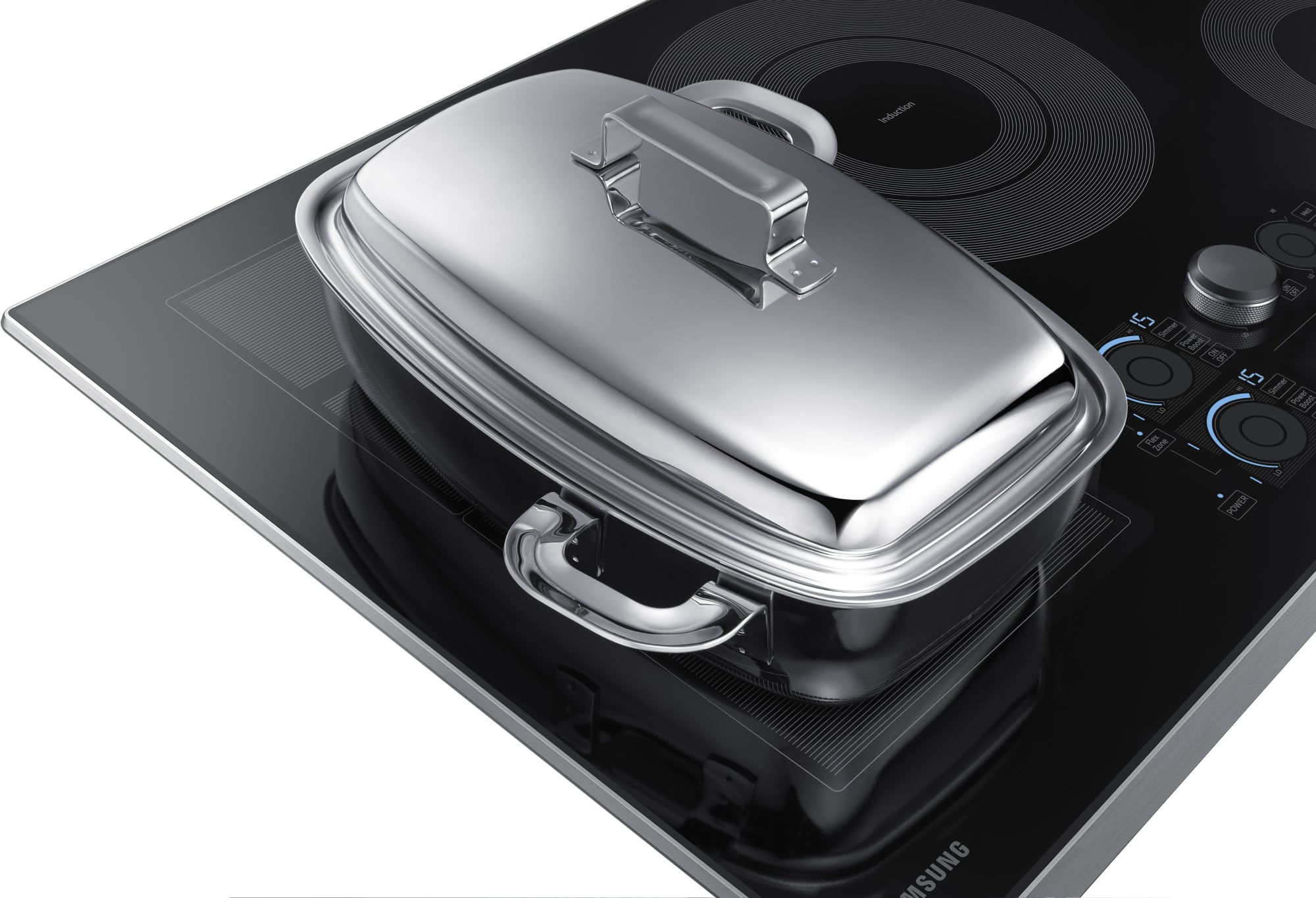 Samsung NZ36K7880US 36 Inch Induction Cooktop with WiFi Connectivity