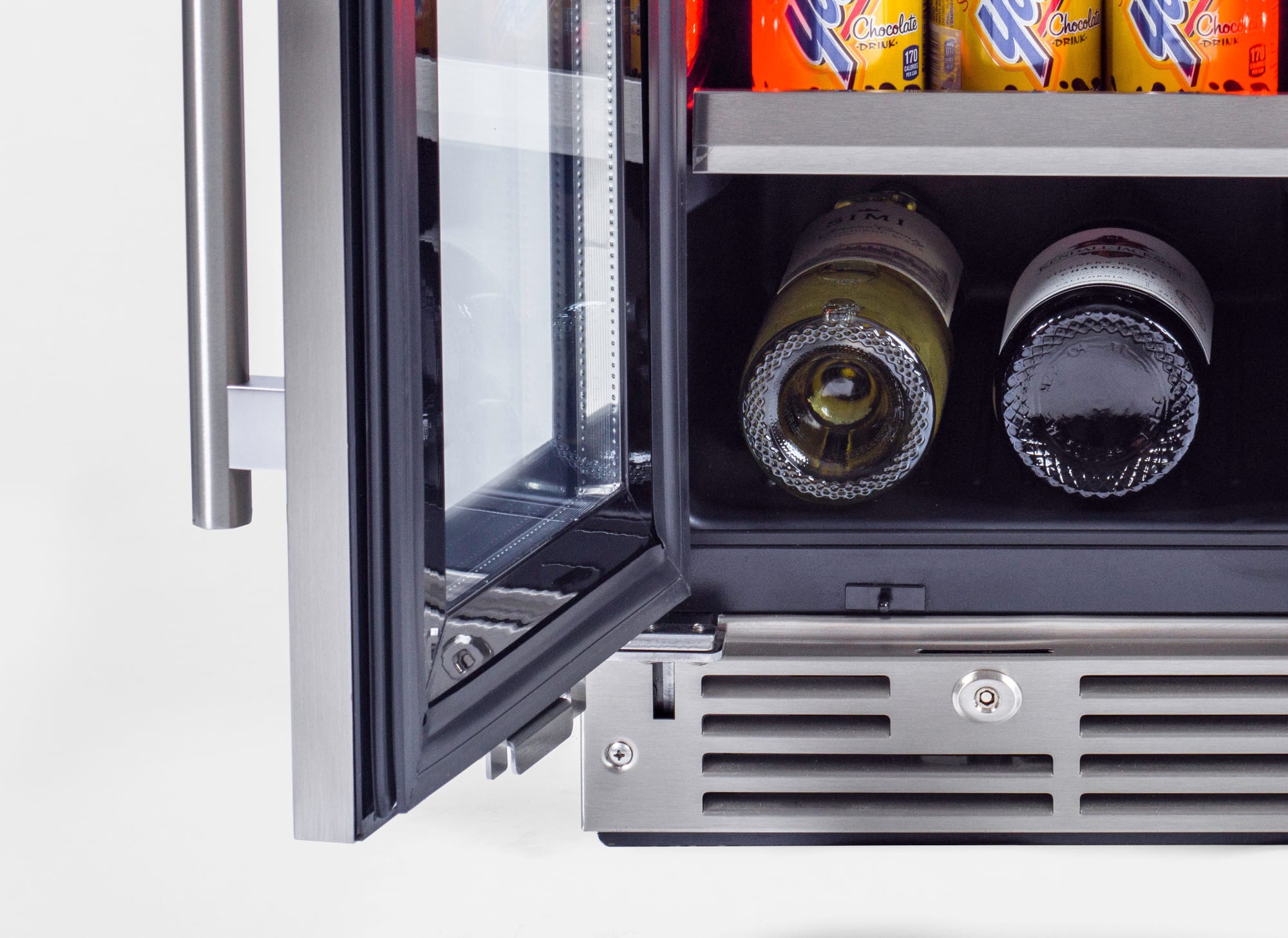 XO XOU30BWDDGS 30 Inch French Door Beverage Center/Single Zone Wine