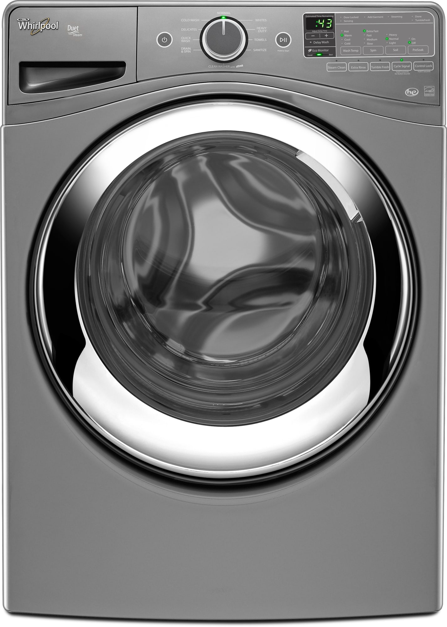 Whirlpool WFW87HEDC 27 Inch 4.2 cu. ft. Front Load Washer with 10 Wash