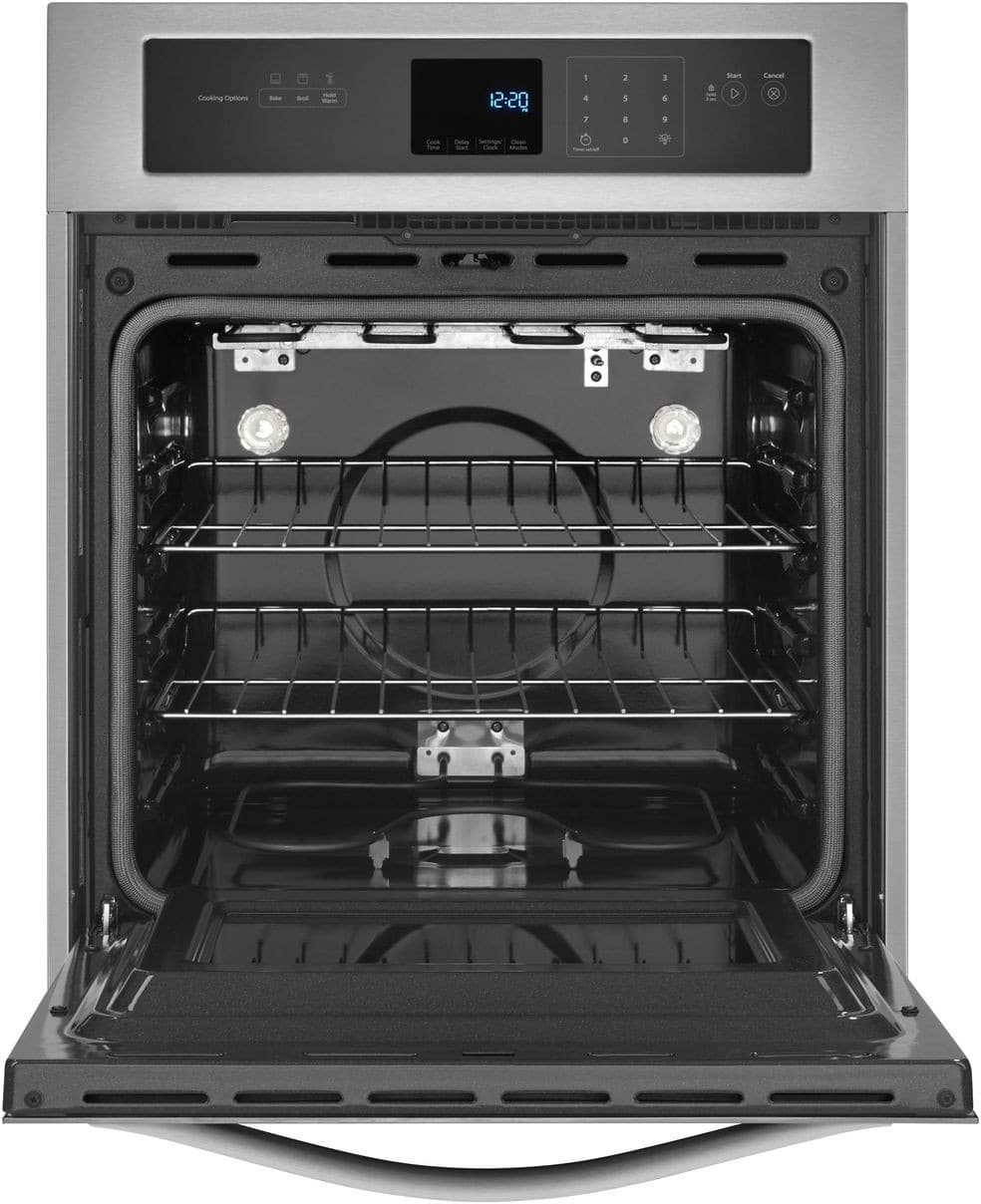 Whirlpool WOS51ES4ES 24 Inch Single Electric Wall Oven with 3.1 cu. ft