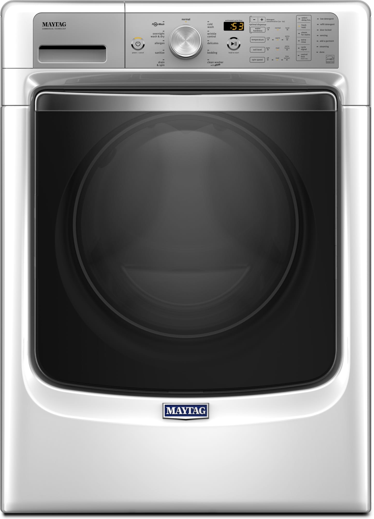 Maytag MHW8200FW 27 Inch 4.6 cu. ft. Front Load Washer with Steam