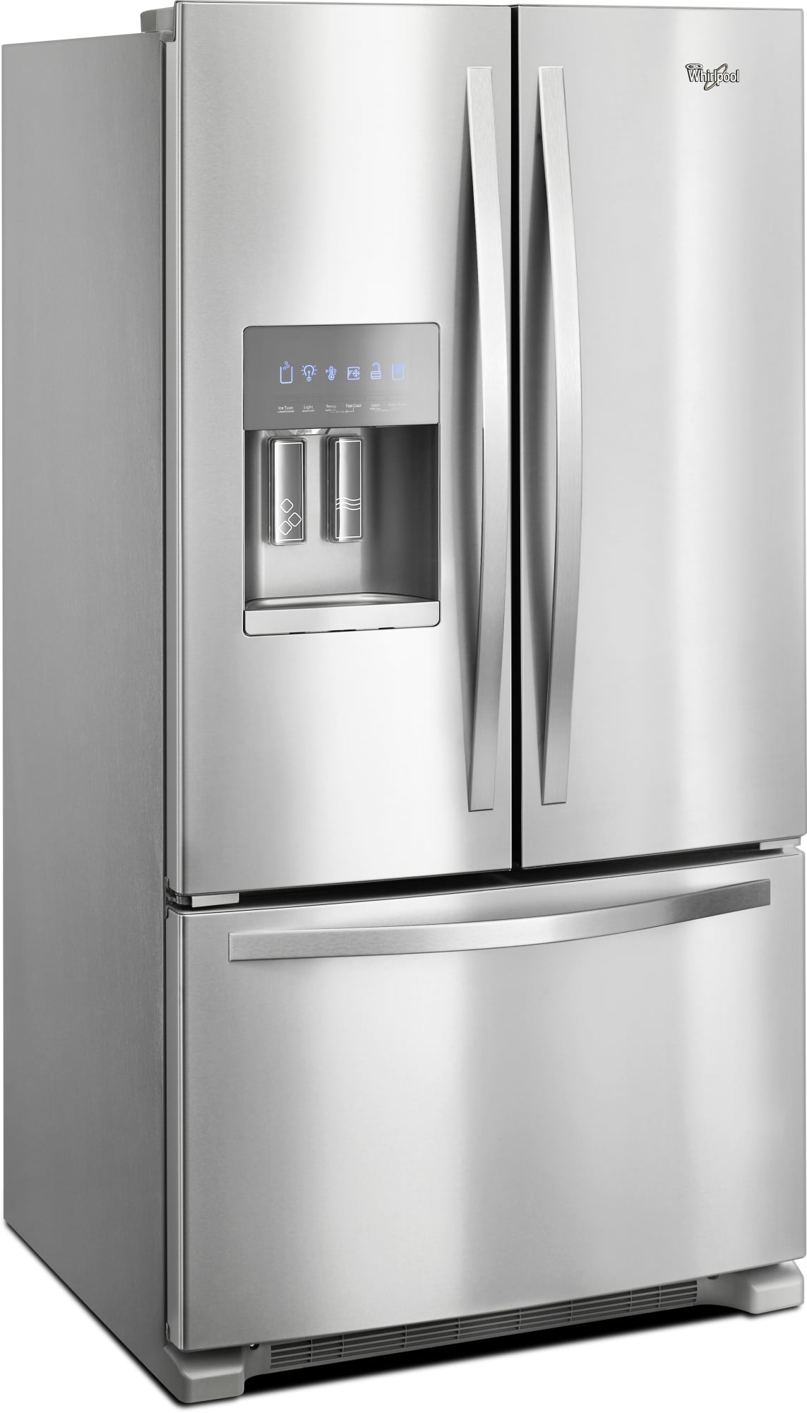 Whirlpool 25 Cu. Ft. French Door Refrigerator With Ice Maker, Wrf555sdfz