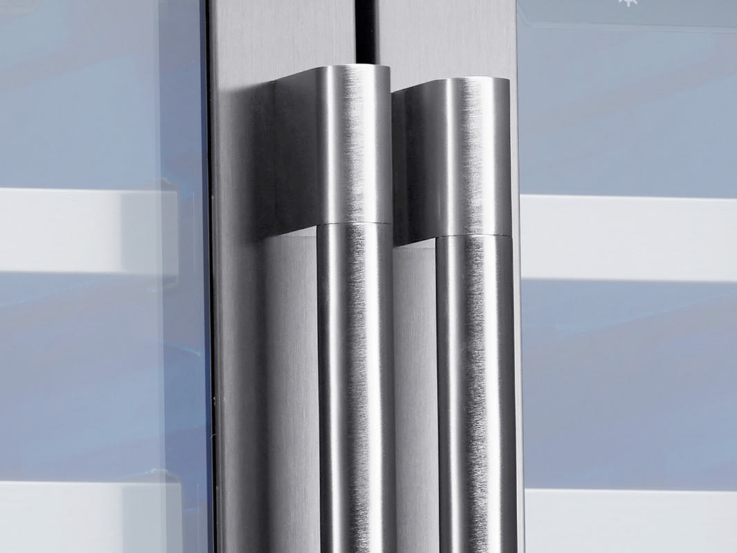 Zephyr PRW24C32BG 24 Inch Dual Zone French Door Wine Cooler with 5.15