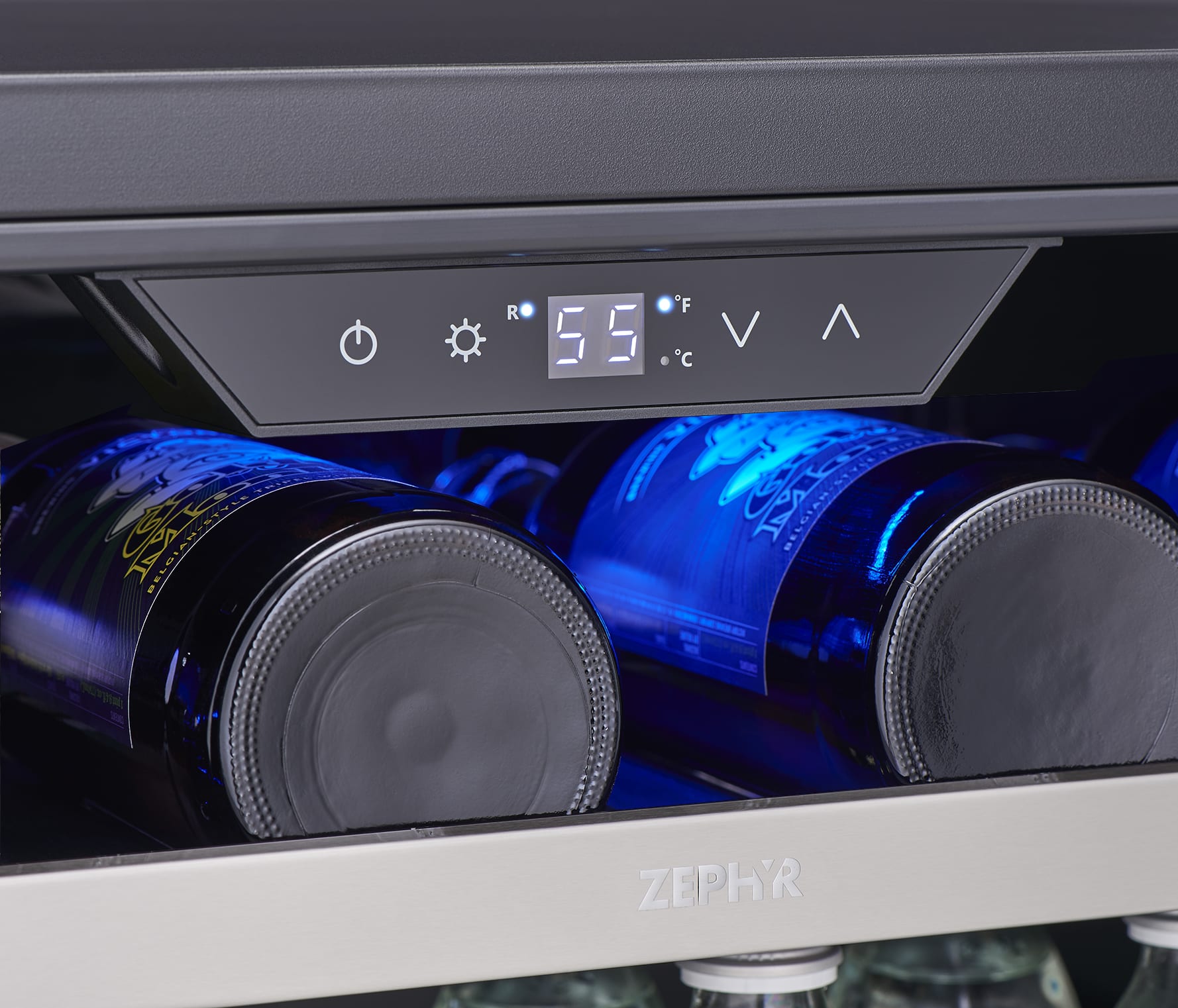 Zephyr PRW15C01BG 15 Inch Single Zone Wine Cooler with 27Bottles