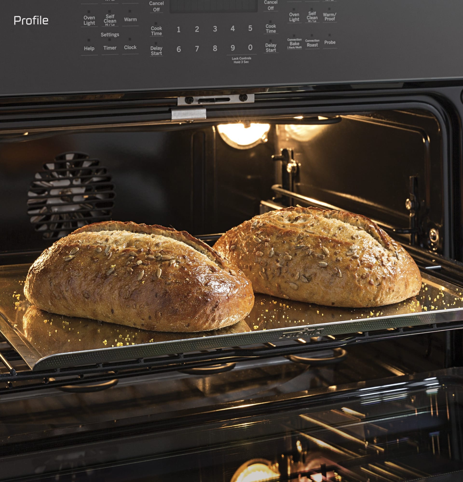 GE PT9200SLSS Built In SingleDouble Electric Wall Oven with True