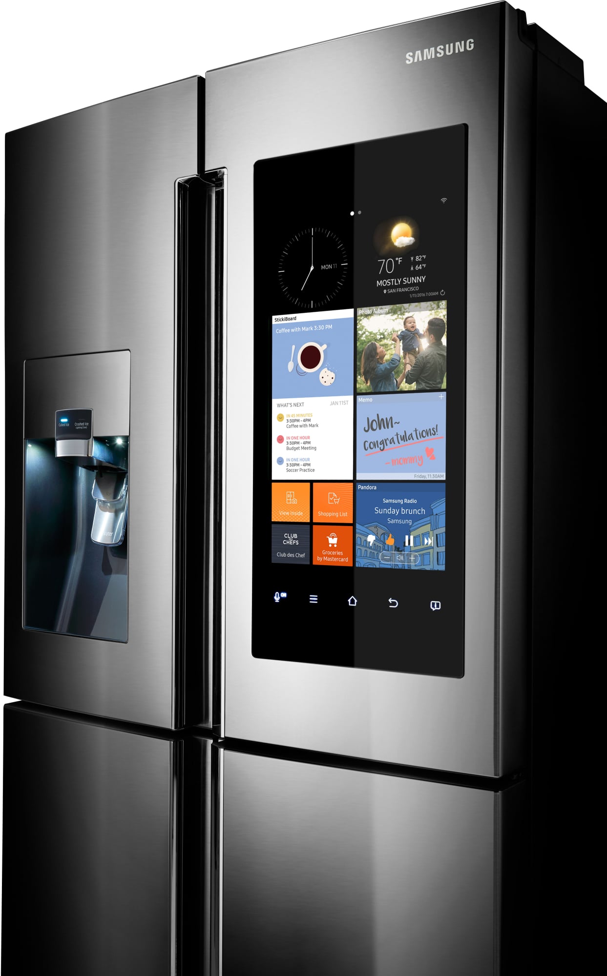 Samsung RF22K9581SR 36 Inch Counter Depth 4Door French Door