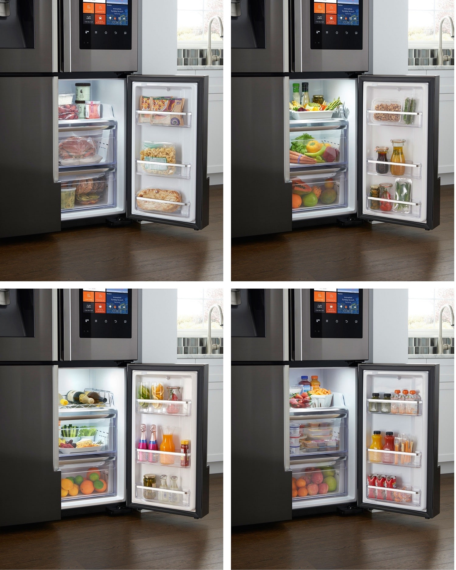 Samsung RF22K9581SR 36 Inch Counter Depth 4Door French Door