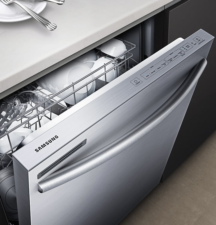 Samsung DW80M2020US Fully Integrated Dishwasher with Adjustable Rack