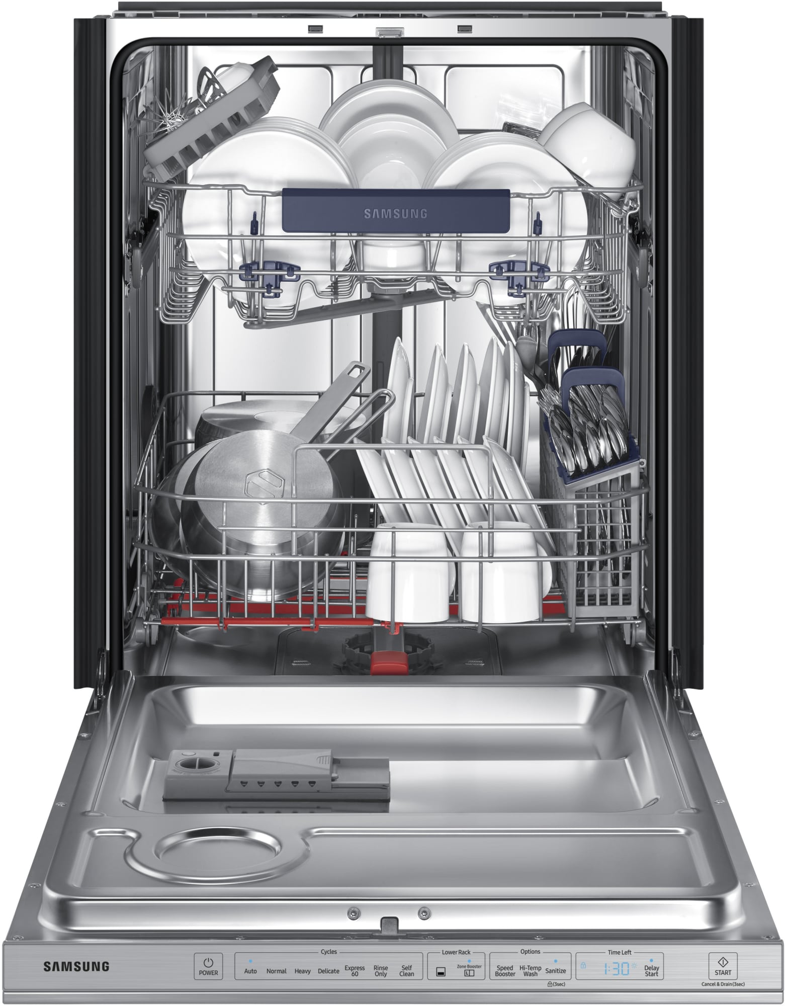 Samsung DW80M9550US Fully Integrated Dishwasher with WaterWall