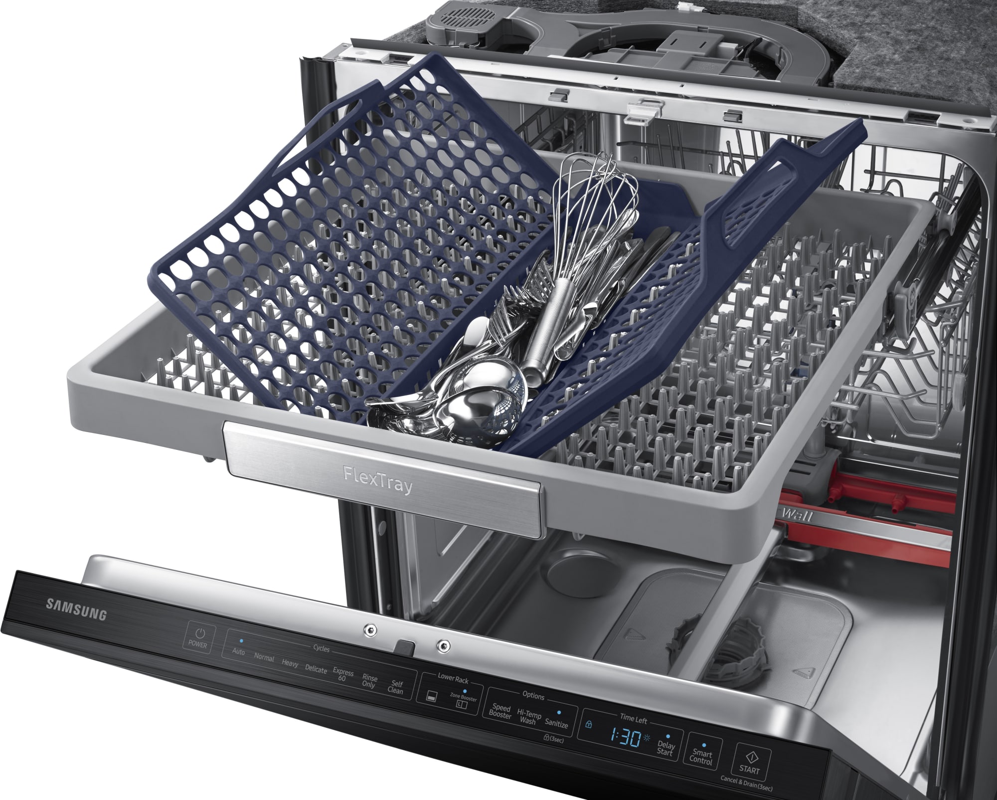 Samsung DW80M9960UG Fully Integrated Dishwasher with FlexTray