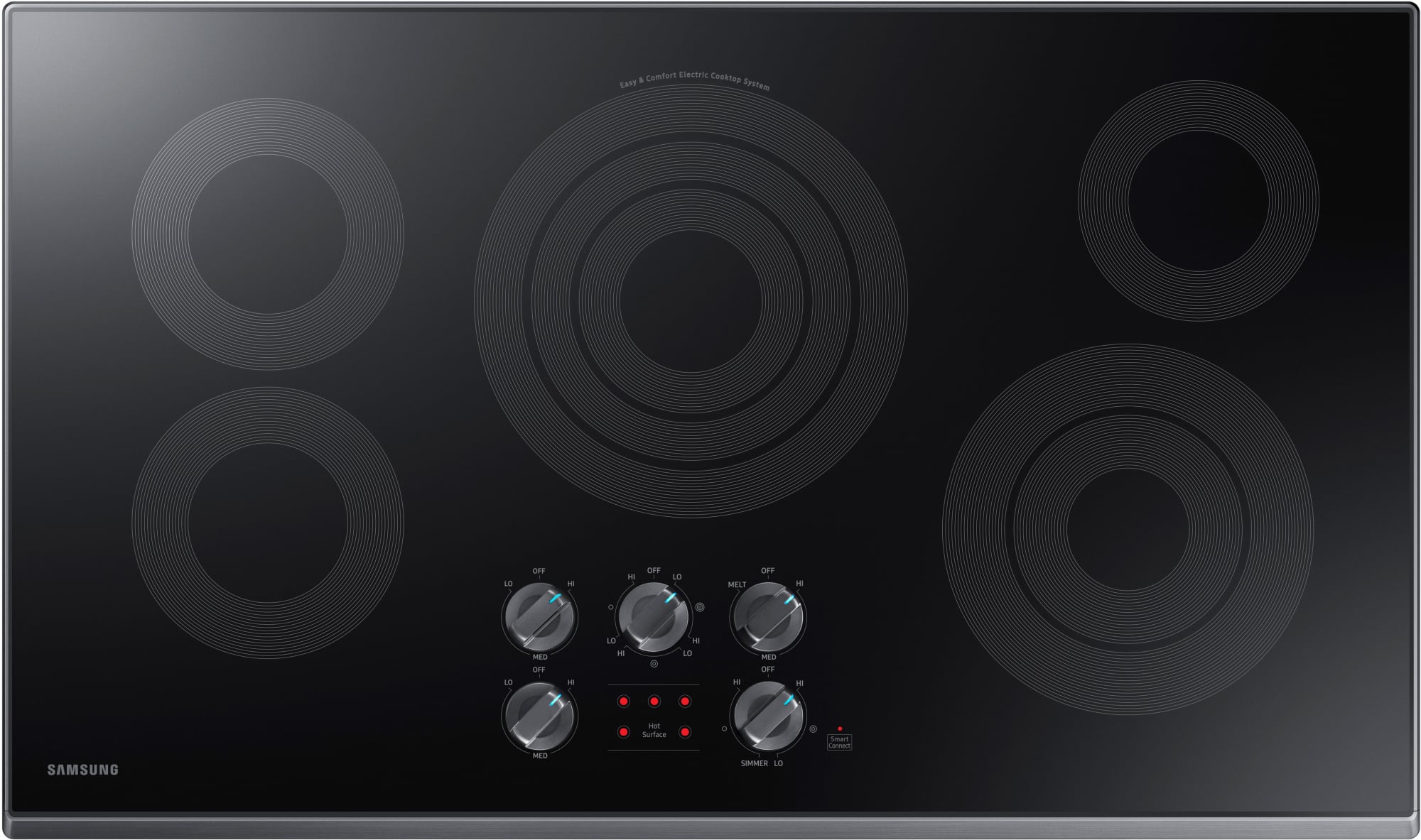 Samsung NZ36K6430RG 36 Inch Electric Cooktop with 5 Radiant Heating