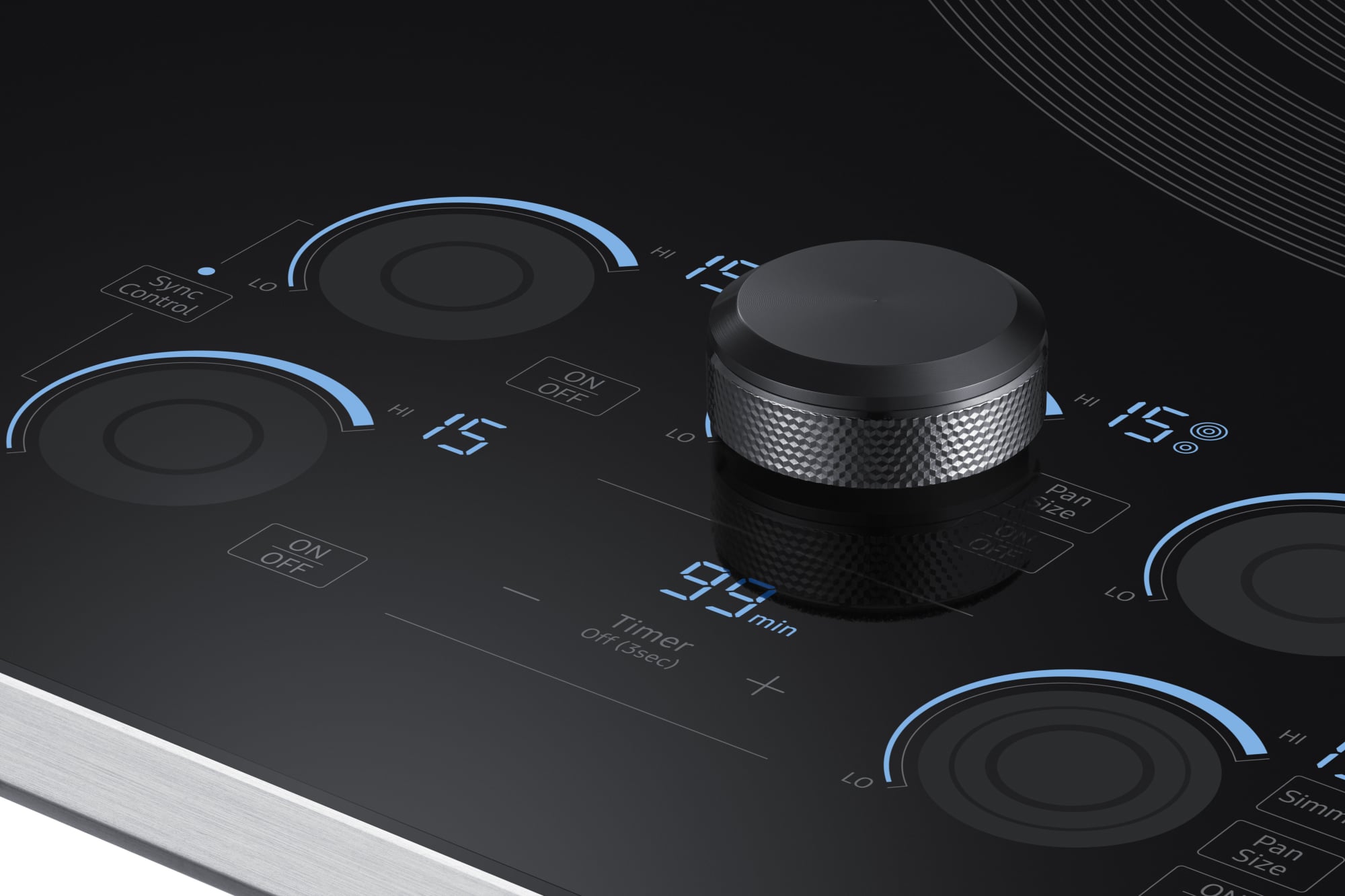 Samsung NZ36K7570RS 36 Inch Electric Cooktop with 5 Radiant Heating