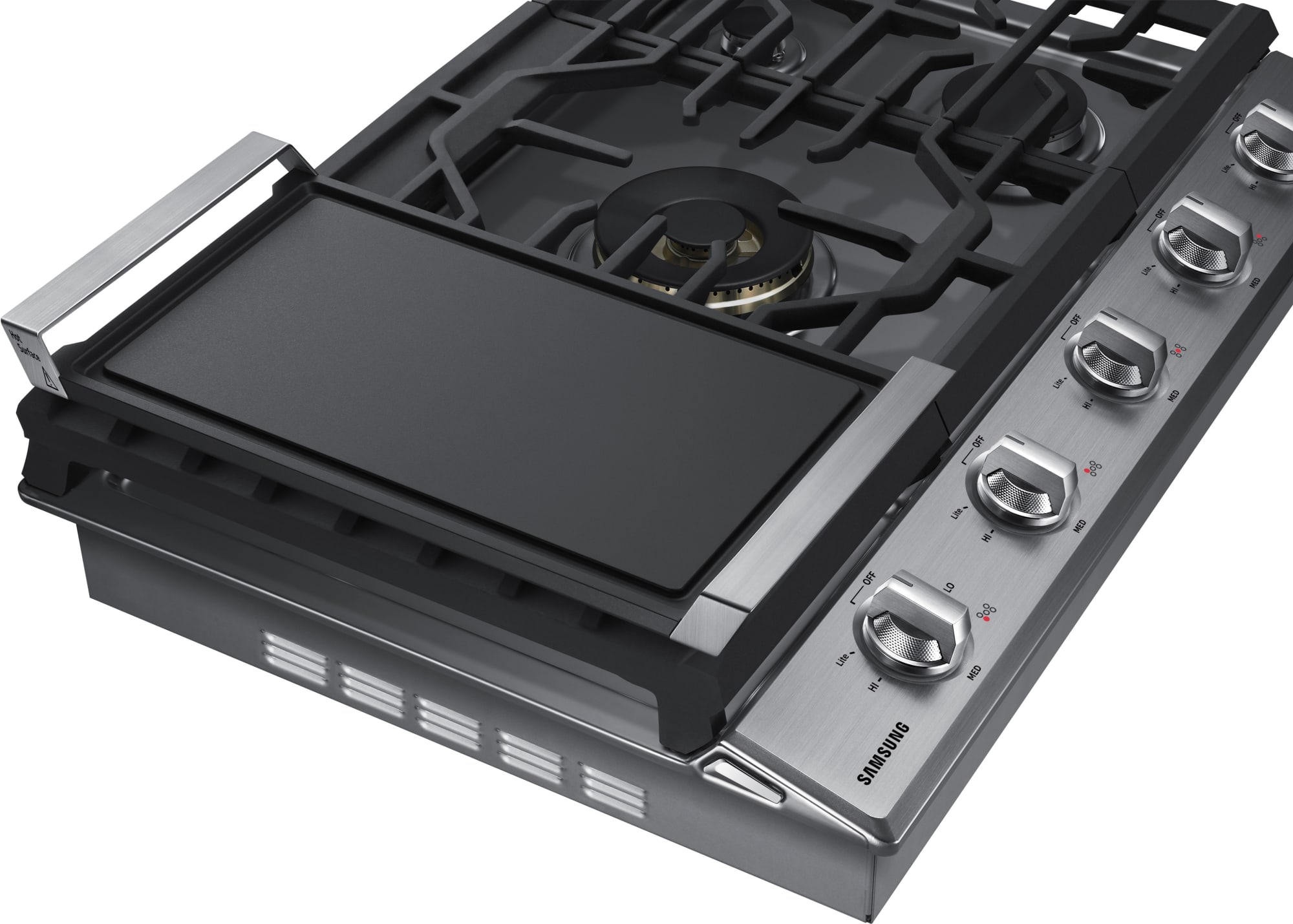 Samsung NA30K7750TS 30 Inch Gas Cooktop with 5 Sealed Burners, 22,000