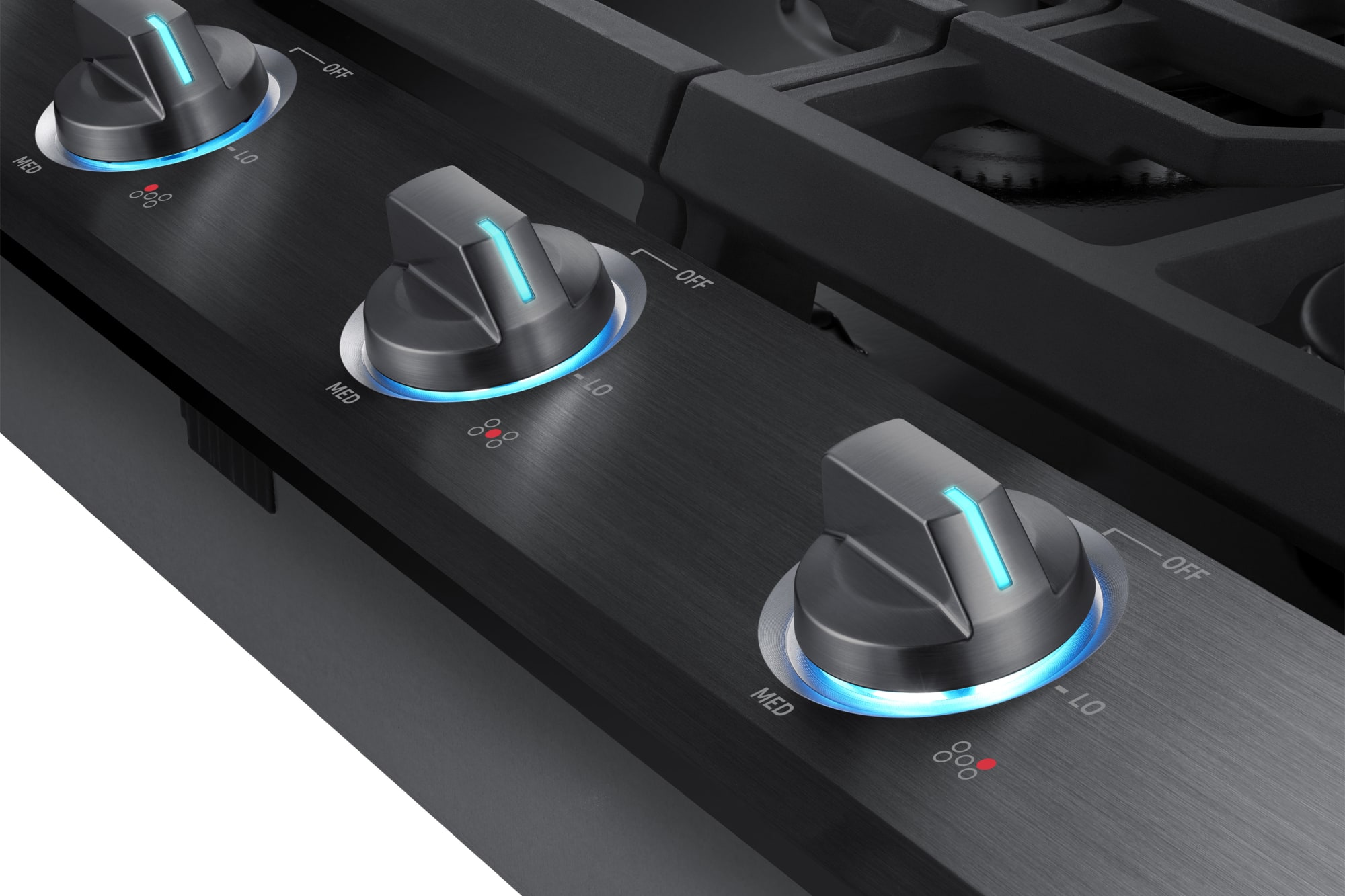 Samsung NA36K6550TG 36 Inch Gas Cooktop with 5 Sealed Burners, 19,000