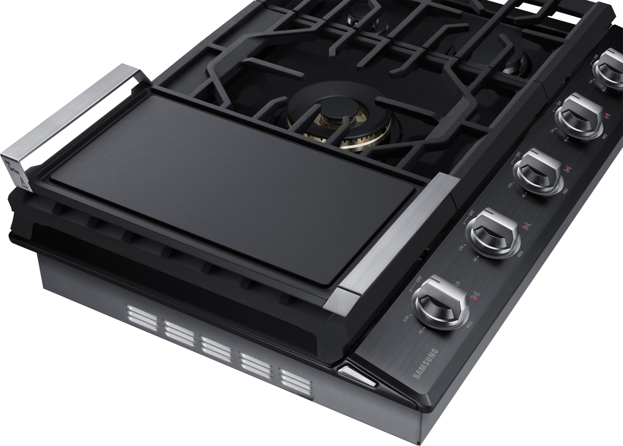 Samsung NA36K7750TG 36 Inch Gas Cooktop with 5 Sealed Burners, 22,000