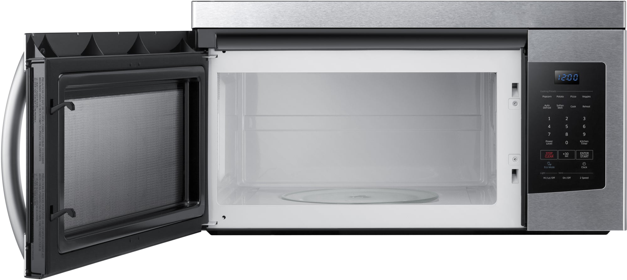 Samsung ME16K3000AS 1.6 cu. ft. OvertheRange Microwave Oven with 1,000 Cooking Watts, 300 CFM