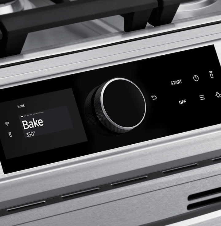 Samsung NX60T8711SS 30 Inch SlideIn Gas Smart Range with 5 Sealed