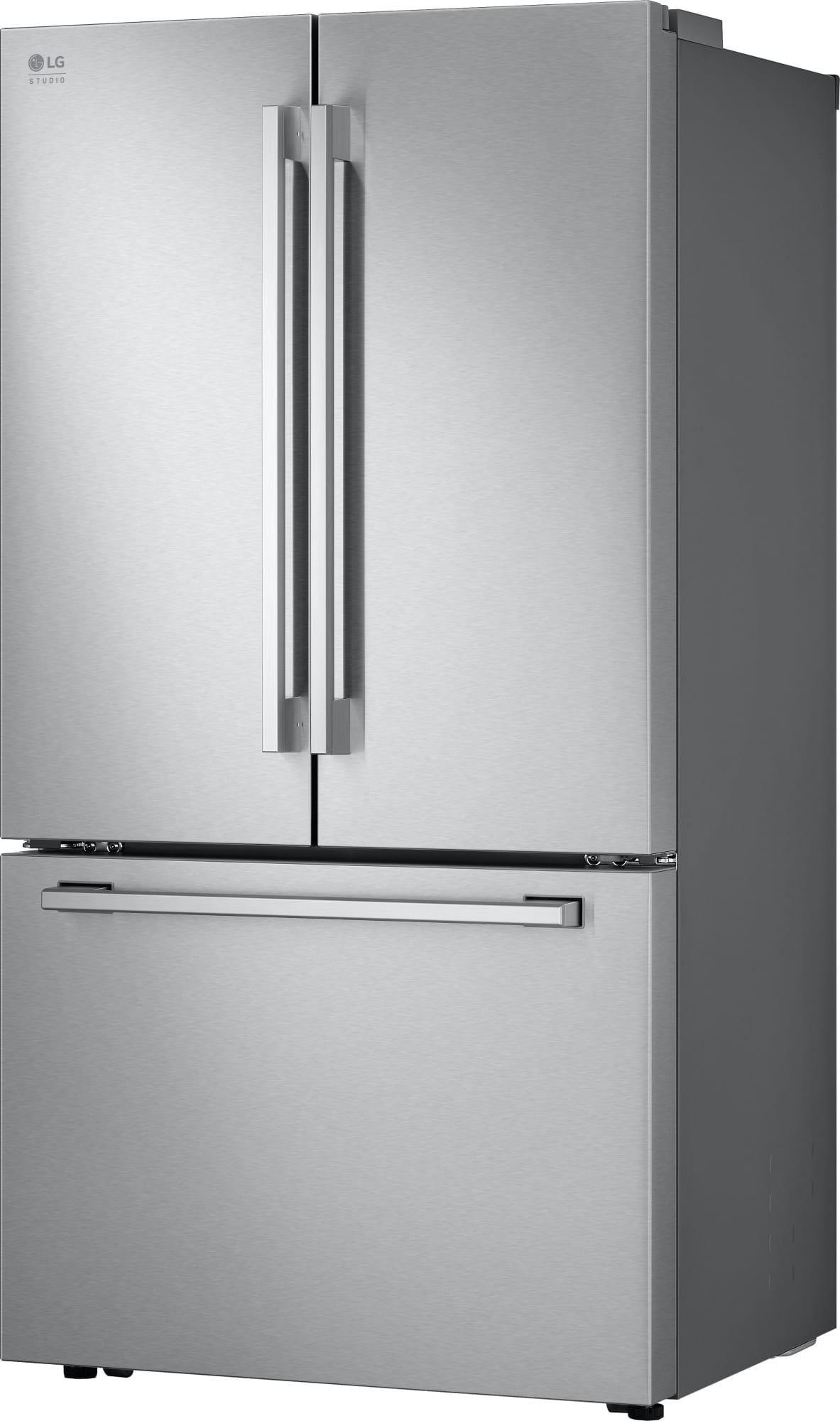 LG SRFB27S3 36 Inch CounterDepth Freestanding French Door Smart Refrigerator with 26.5 Cu. Ft