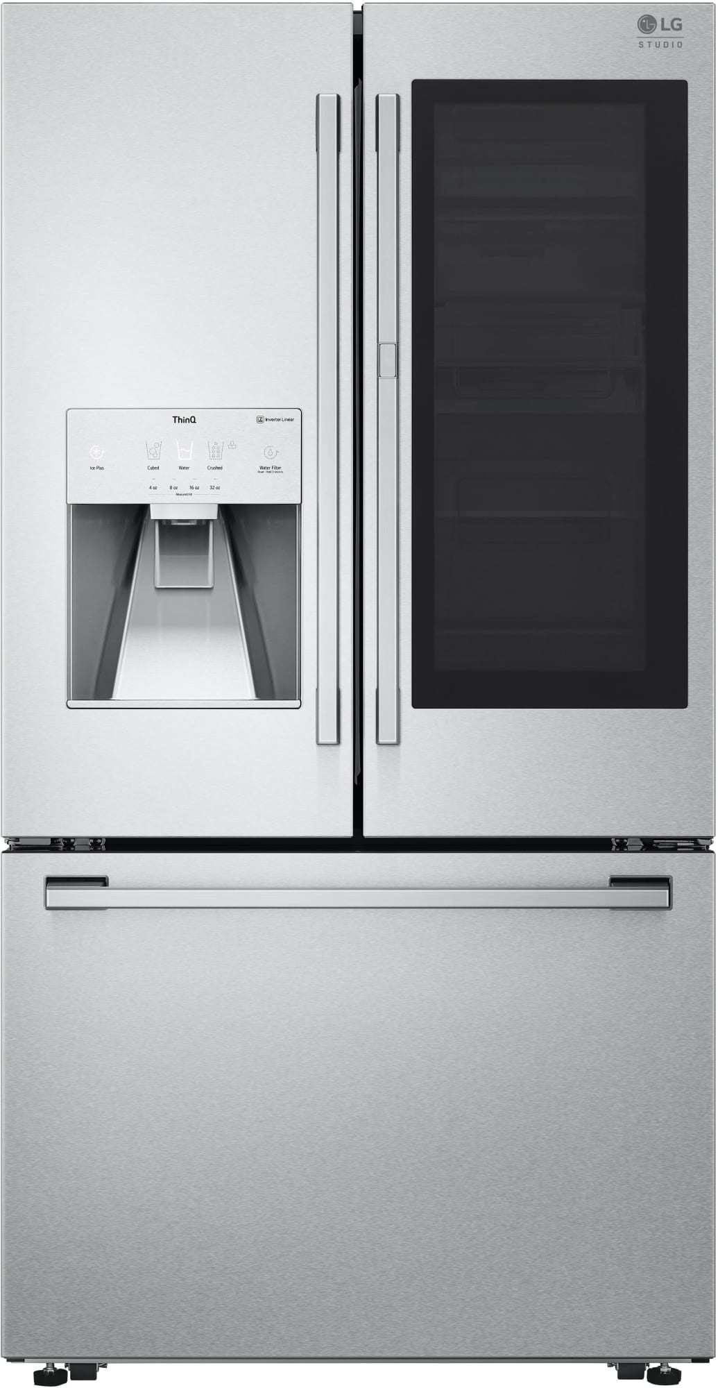 LG LGRECTWODWRH778 5 Piece Kitchen Appliances Package with French Door