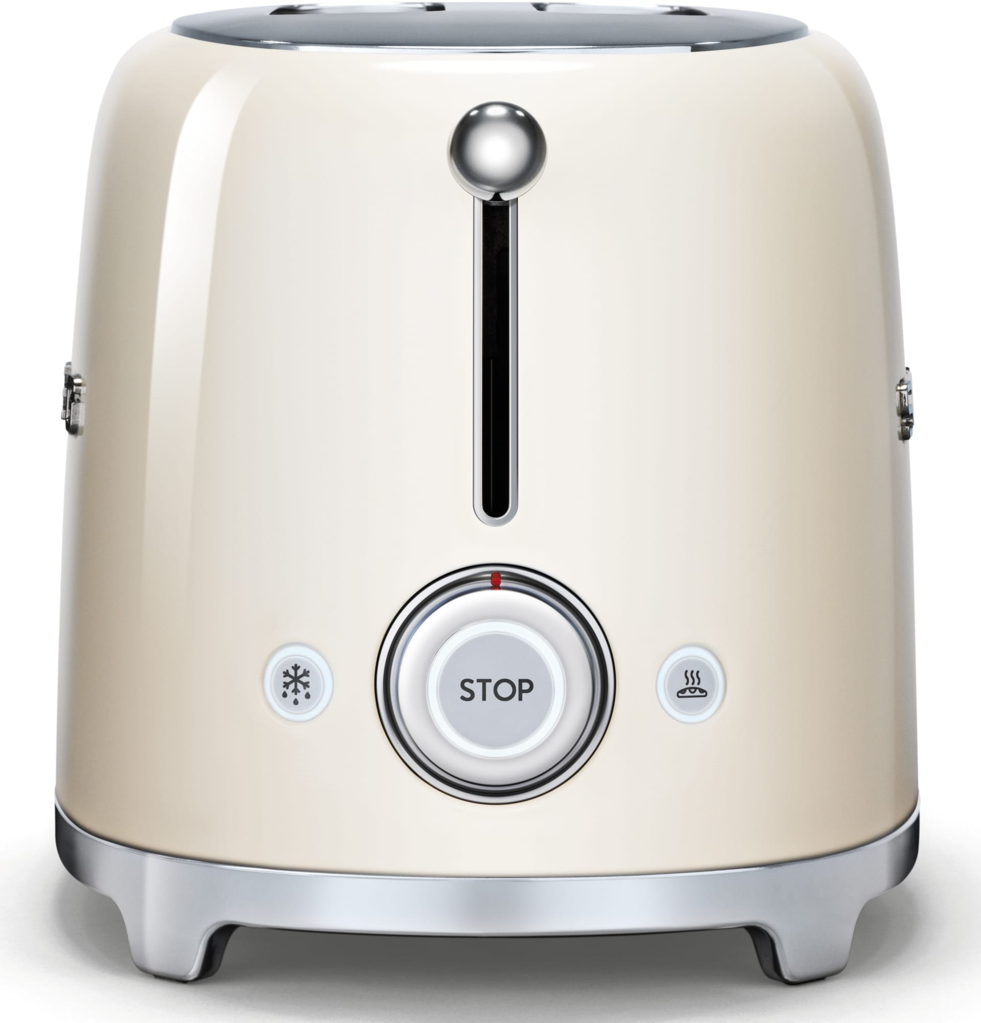 Smeg TSF01CRUS Countertop Toaster with 2 Slice Capacity, Defrost