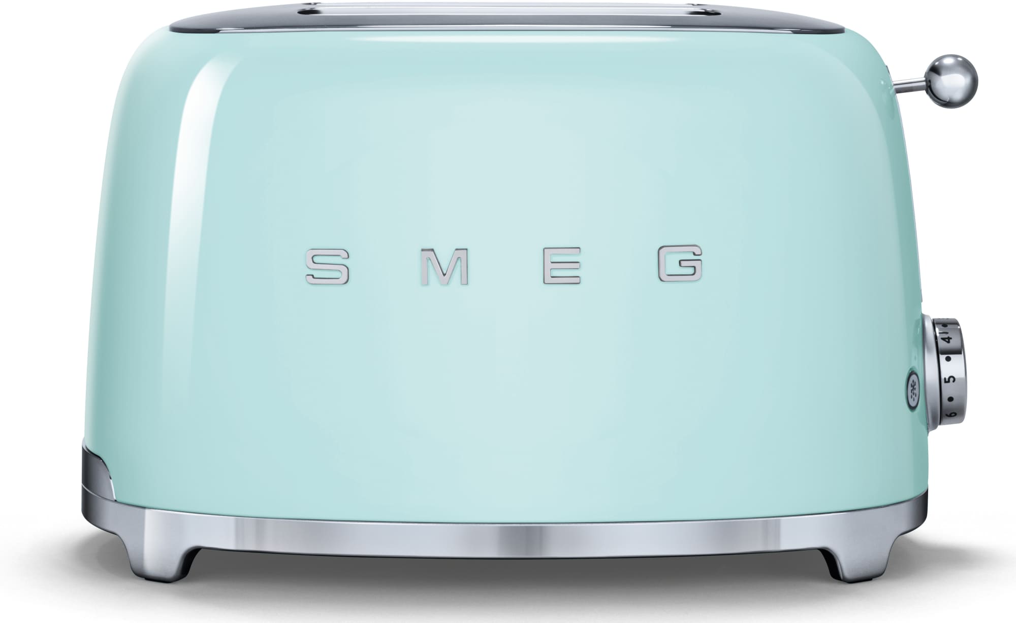 Smeg TSF01PGUS Countertop Toaster with 2 Slice Capacity, Defrost