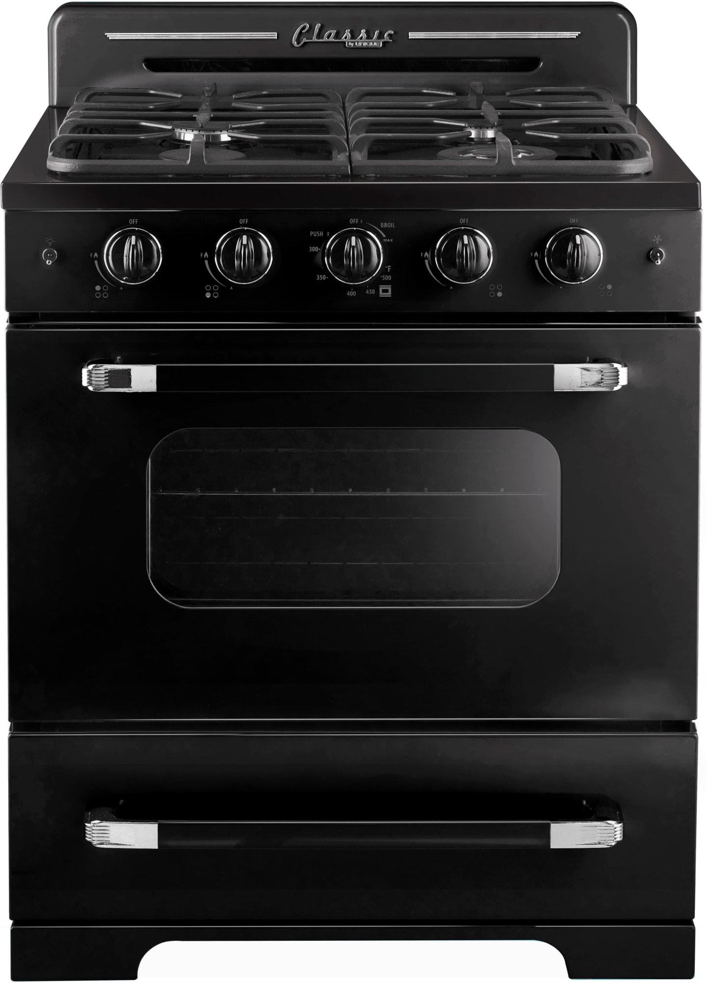 Unique Appliances UGP30CRB 30 Inch Freestanding Gas Range with 4 Sealed
