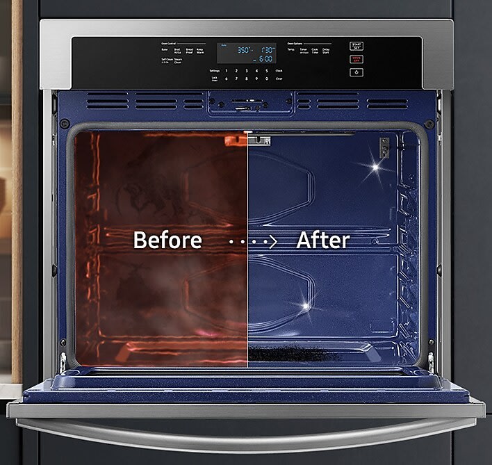 Samsung NV51T5511SG 30 Inch Single Wall Oven with 5.1 Cu. Ft. Capacity, WiFi, Digital Touch