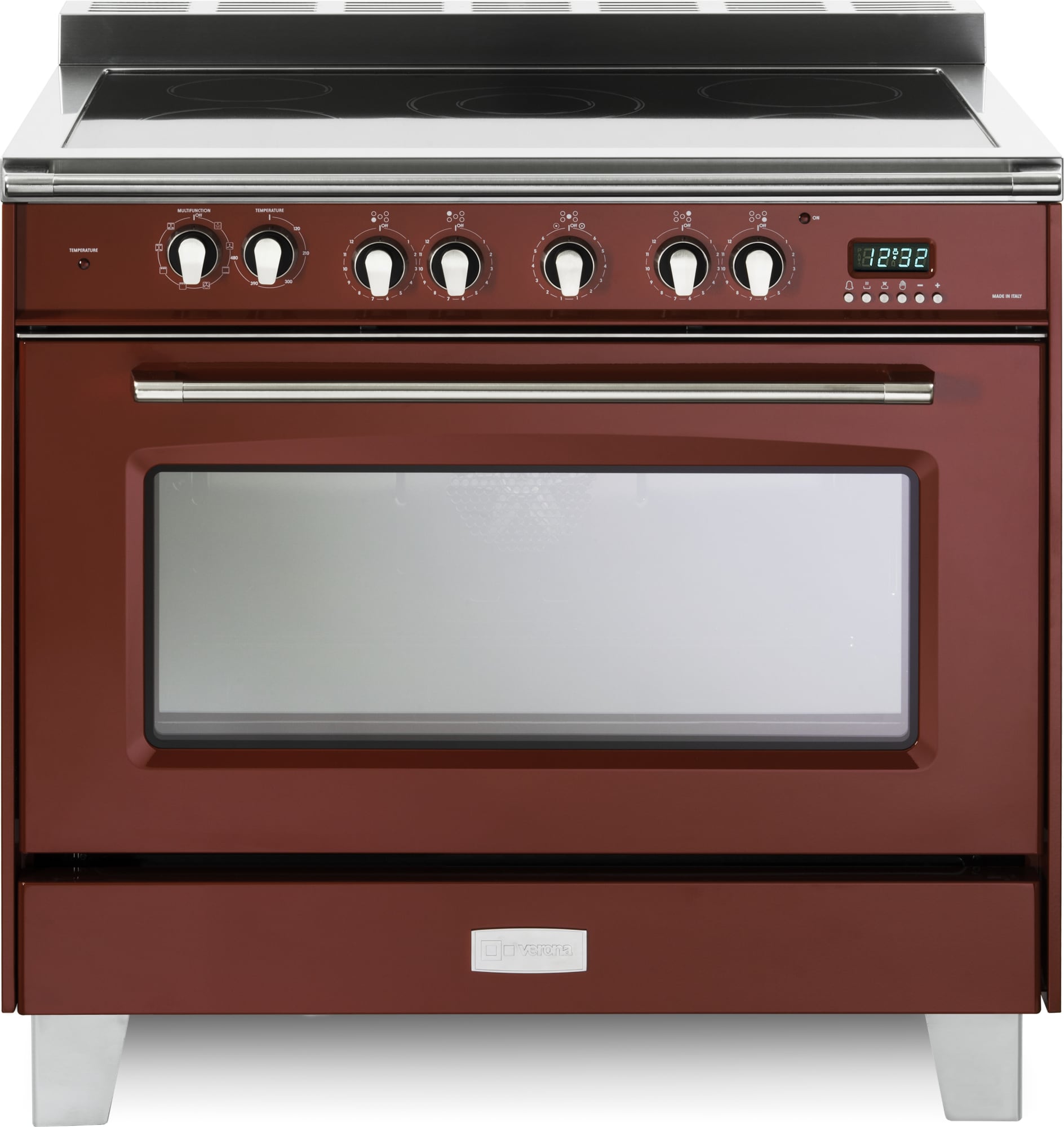 Verona VCLFSEE365R 36 Inch Freestanding Electric Range (Closeout) with 5 Cooktop Heat Zones, 4.0