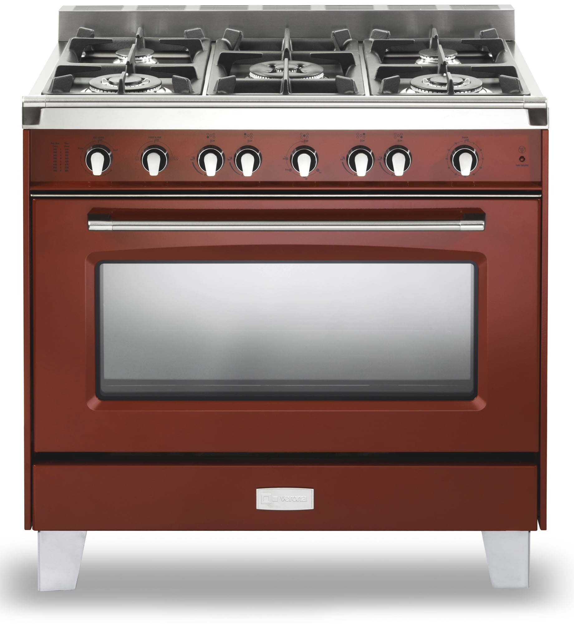 Verona VCLFSGG365R 36 Inch ProStyle Gas Range (Closeout) with 5 Sealed