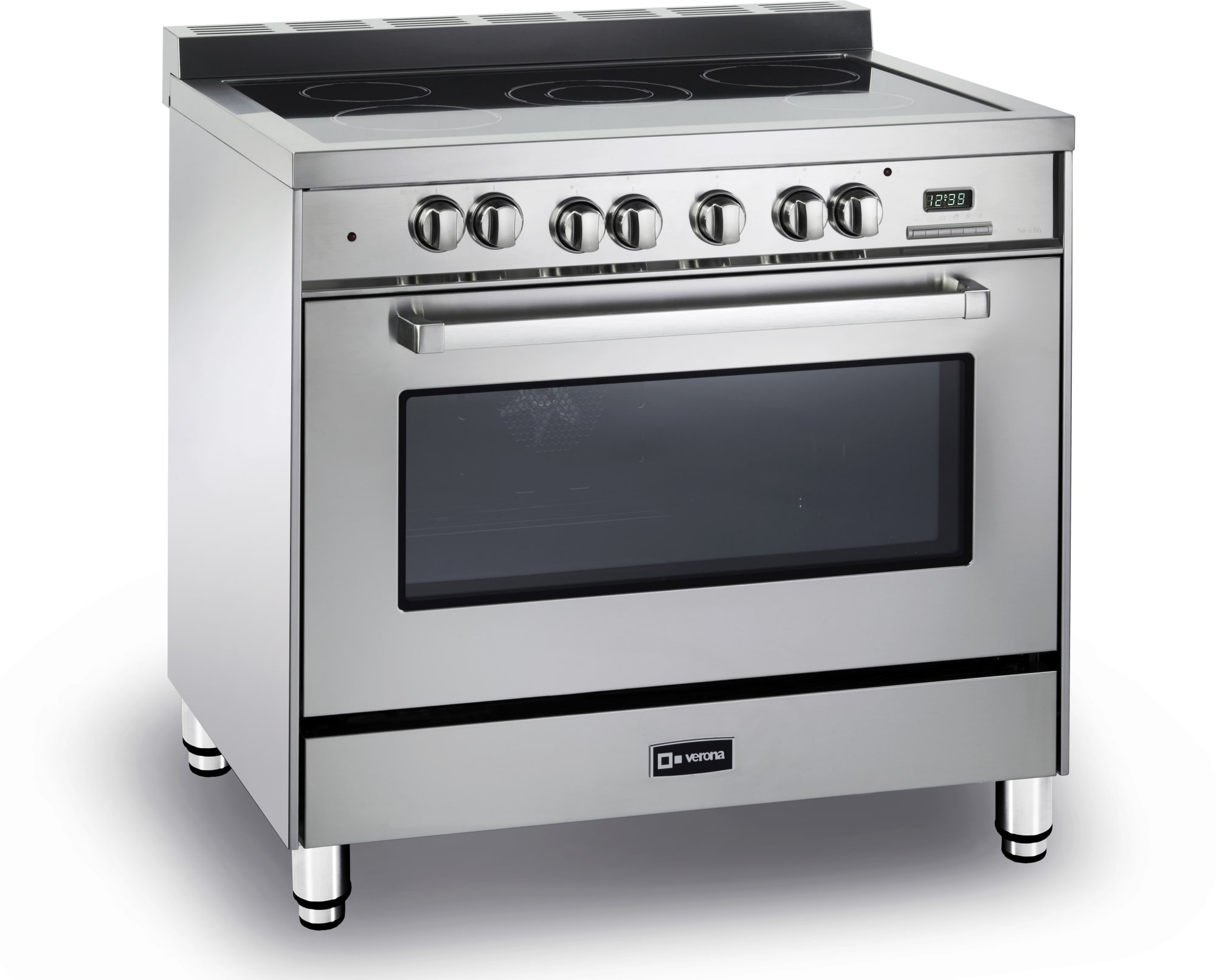 Verona VEFSEE365SS 36 Inch Freestanding Electric Range with 4.0 cu. ft. Convection Oven, 5