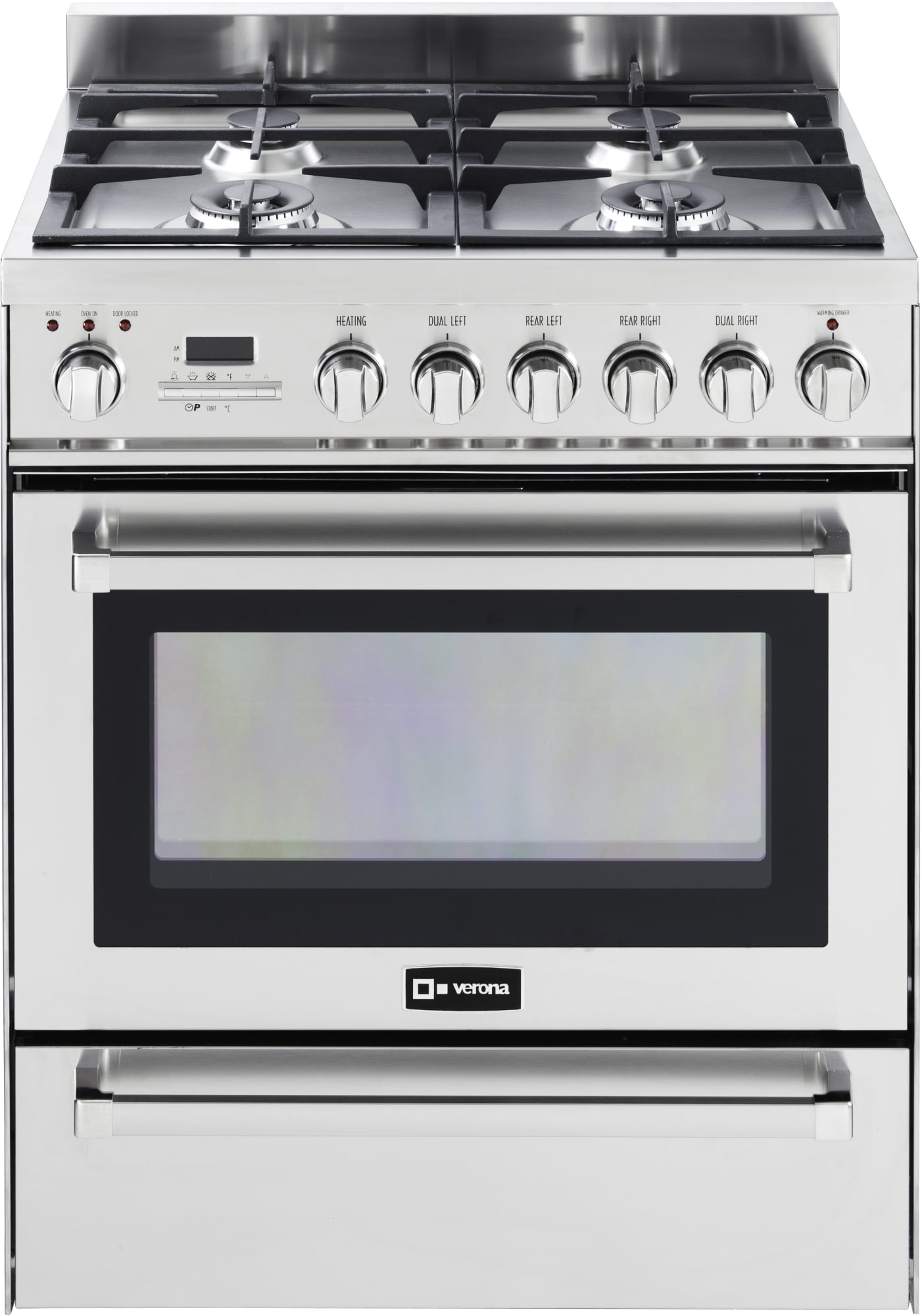 Verona VEFSGE304PSS 30 Inch ProStyle DualFuel Range with 4 Sealed