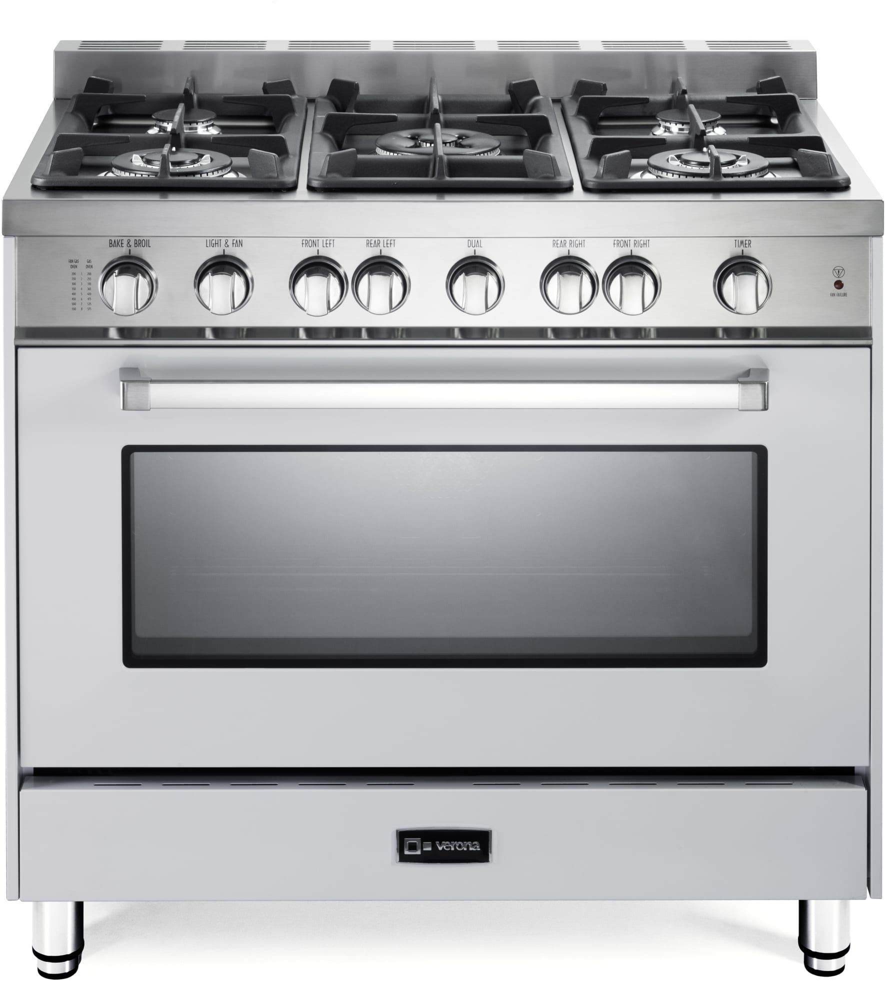 Verona VEFSGG365NW 36 Inch ProStyle Gas Range (Closeout) with 5 Sealed
