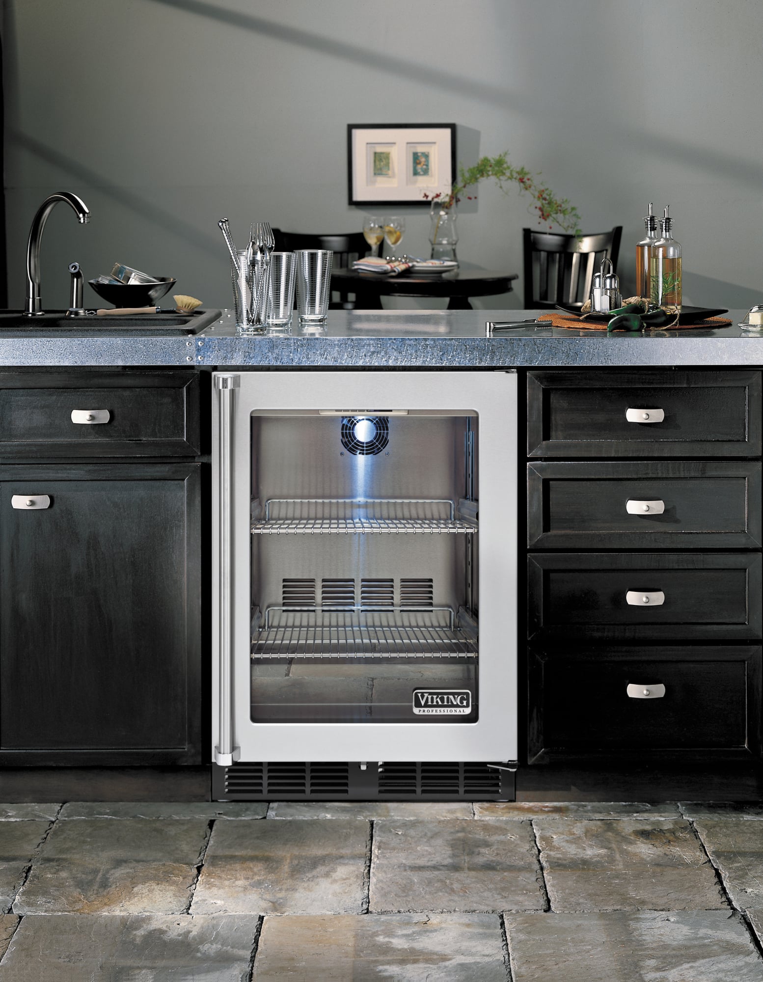 Viking VRCI5240GRSS 24 Inch Undercounter Refrigerator with 5.3 cu. ft