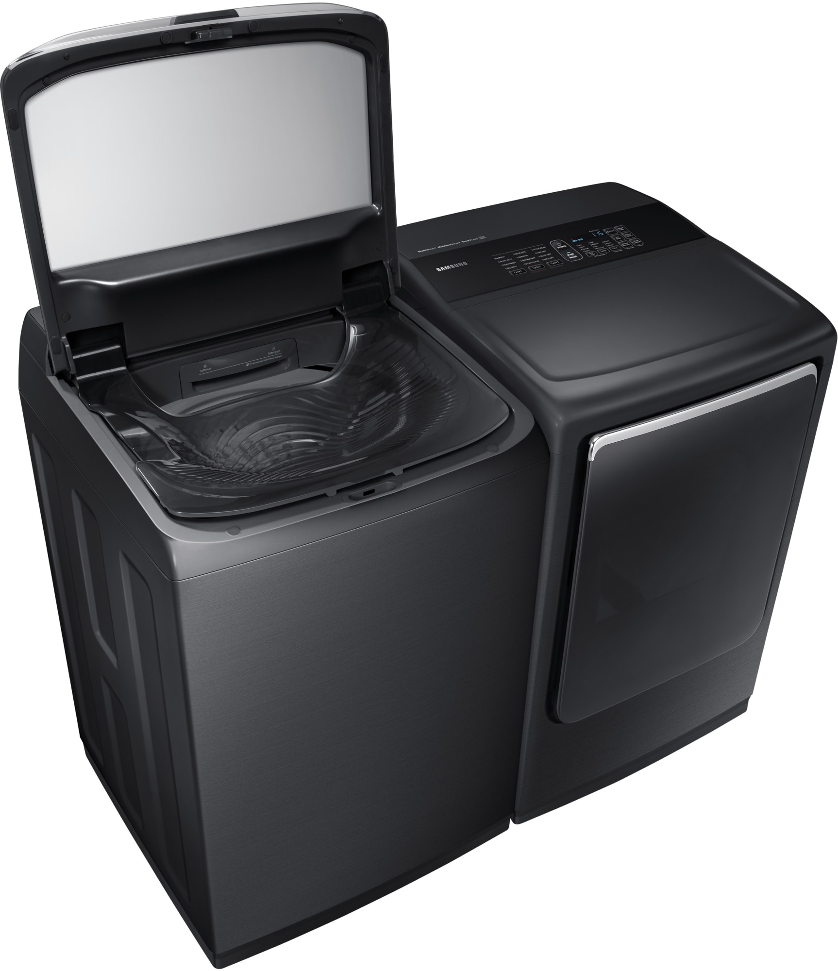 Samsung SAWADREBS2 SidebySide Washer & Dryer Set with Top Load Washer