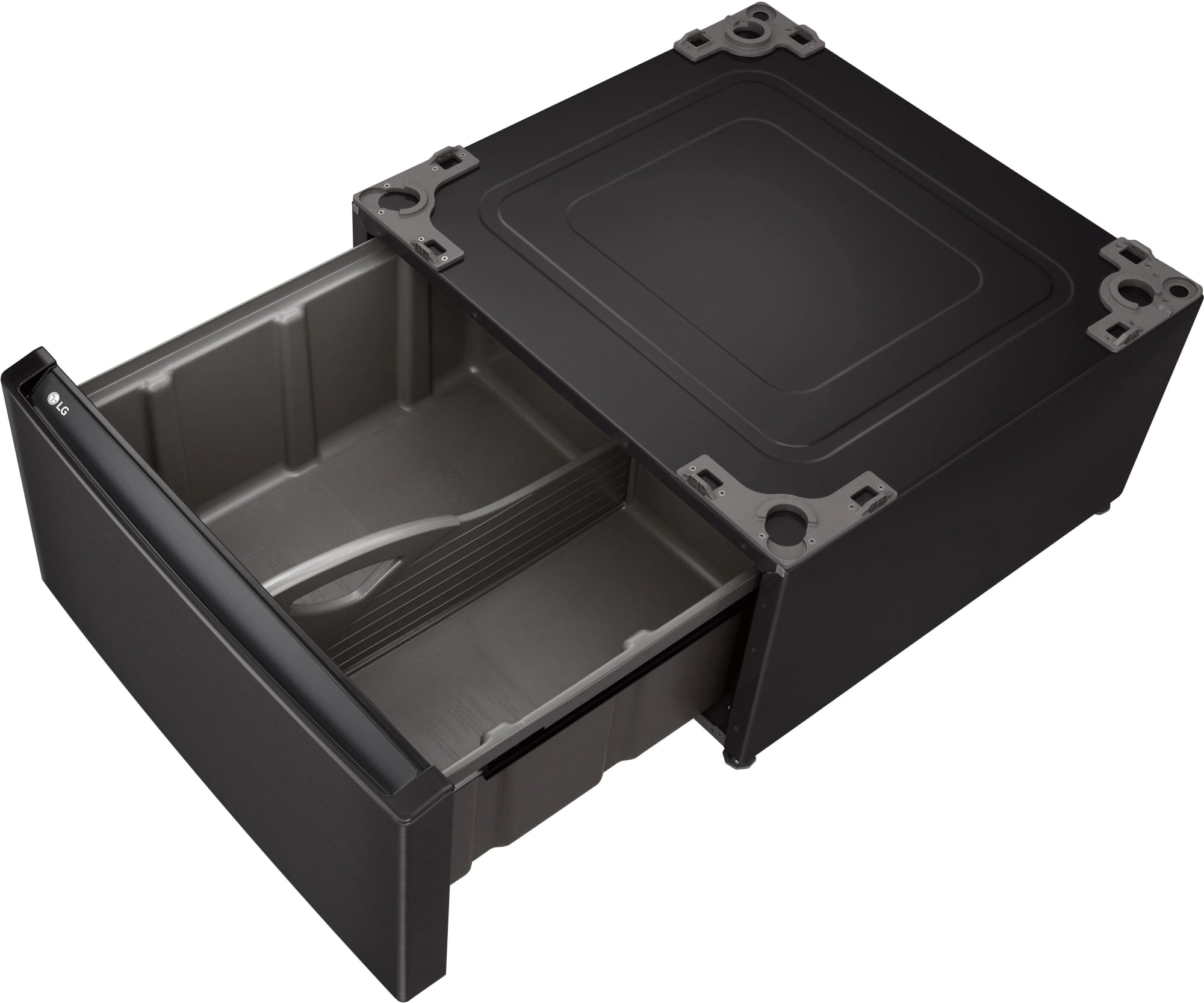 LG WDP6B 27 Inch Pedestal Storage Drawer Black Steel