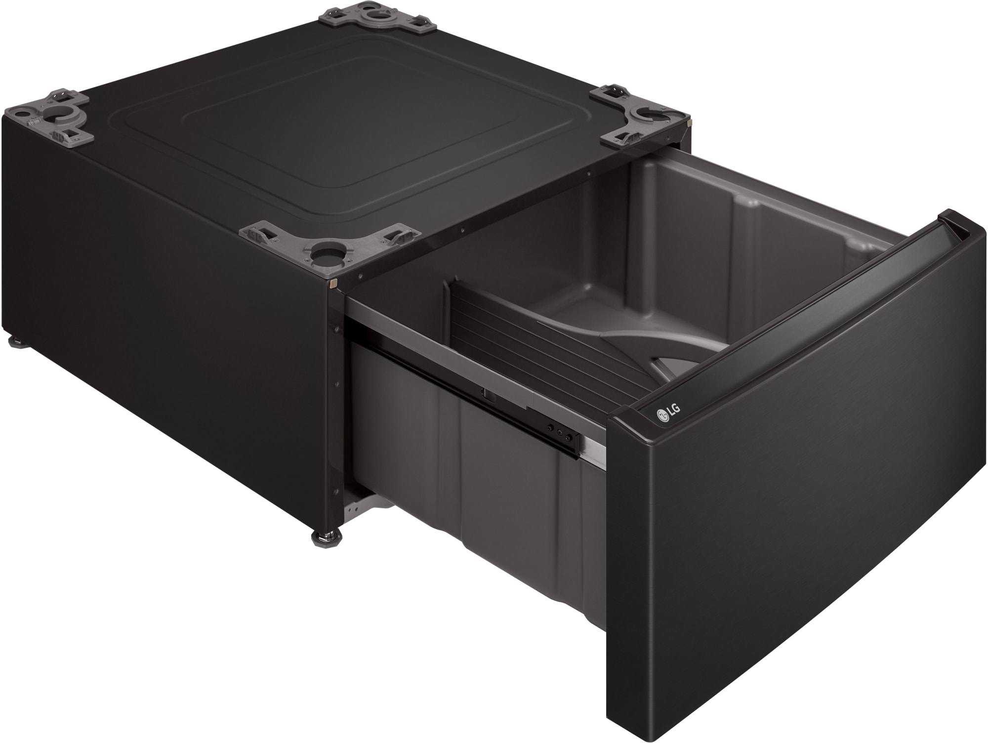 LG WDP6B 27 Inch Pedestal Storage Drawer Black Steel