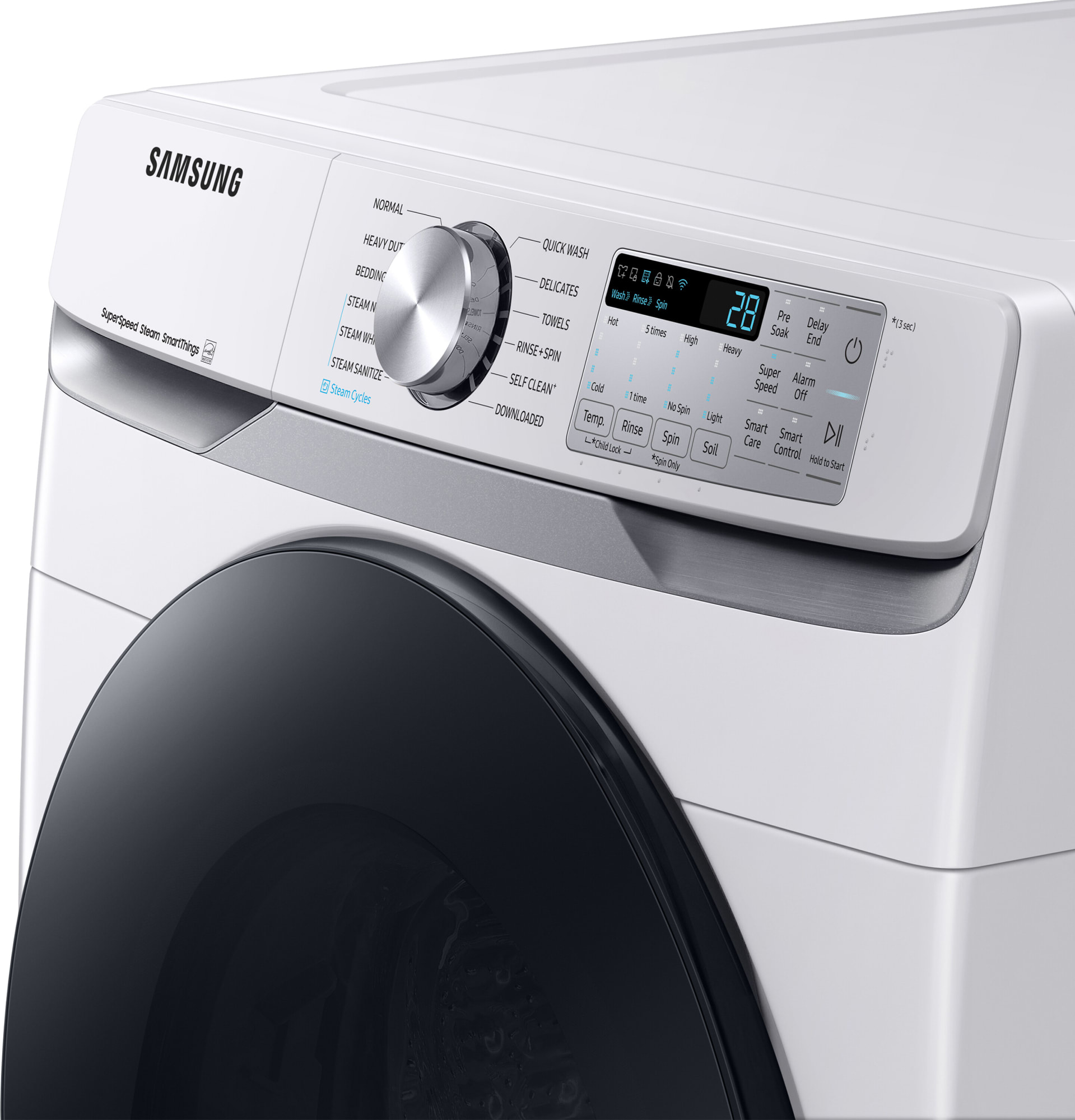 Samsung WF45B6300AW 27 Inch Smart Front Load Washer with 4.5 Cu. Ft