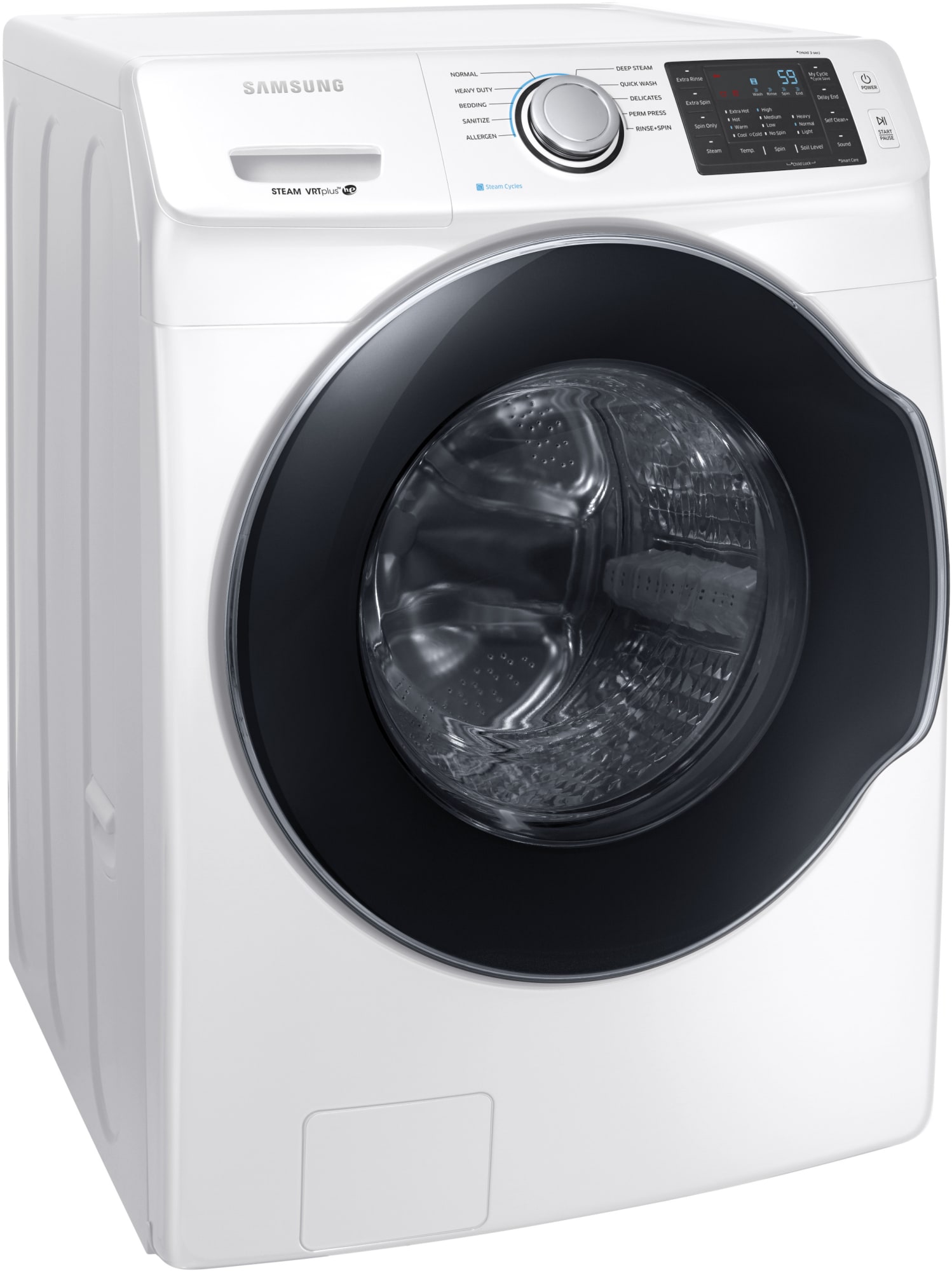 Samsung WF45M5500AW 27 Inch Front Load Washer with Steam, Self Clean+