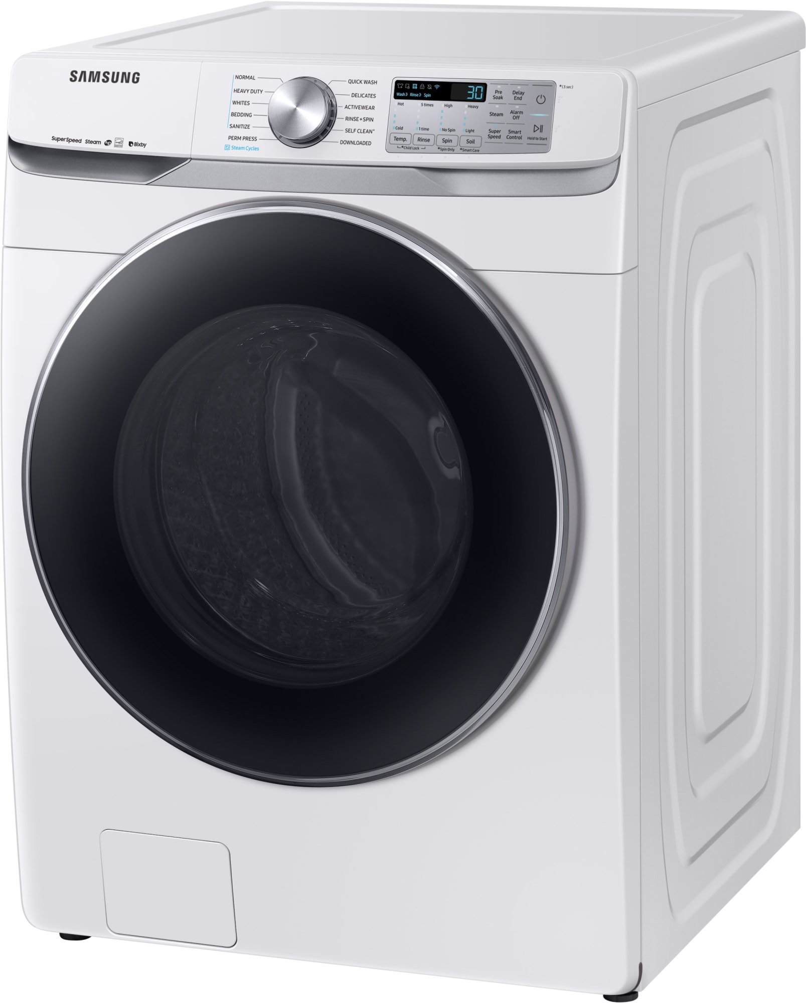 Samsung WF45R6300AW 27 Inch Front Load Smart Washer with 4.5 Cu. Ft. Capacity, VRT Plus