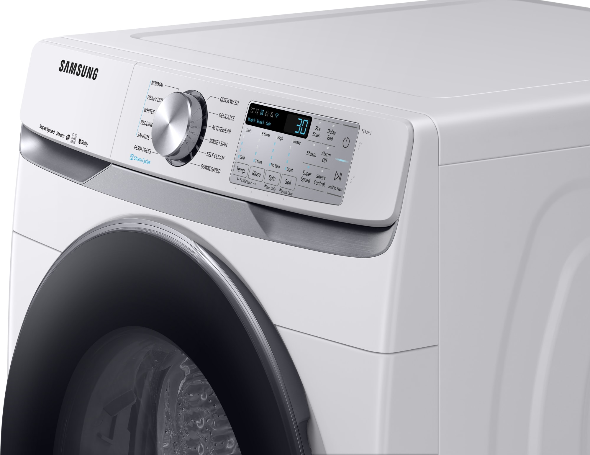 Samsung WF45R6300AW 27 Inch Front Load Smart Washer with 4.5 Cu. Ft