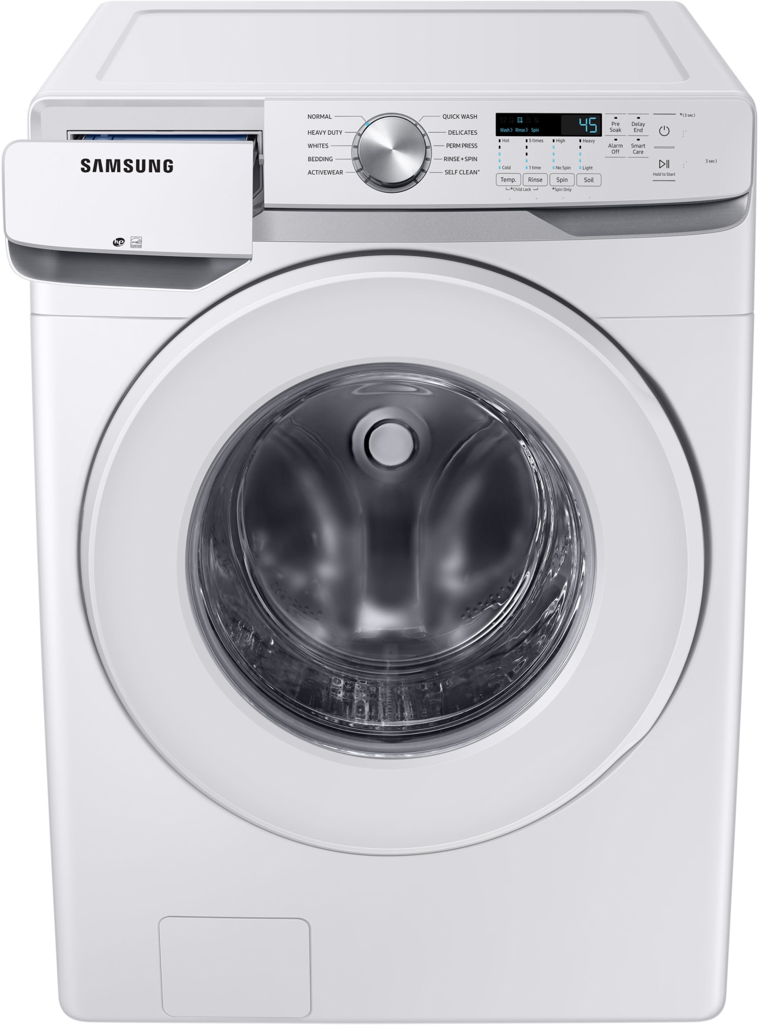 Samsung WF45T6000AW 27 Inch Front Load Washer with 4.5 Cu. Ft. Capacity