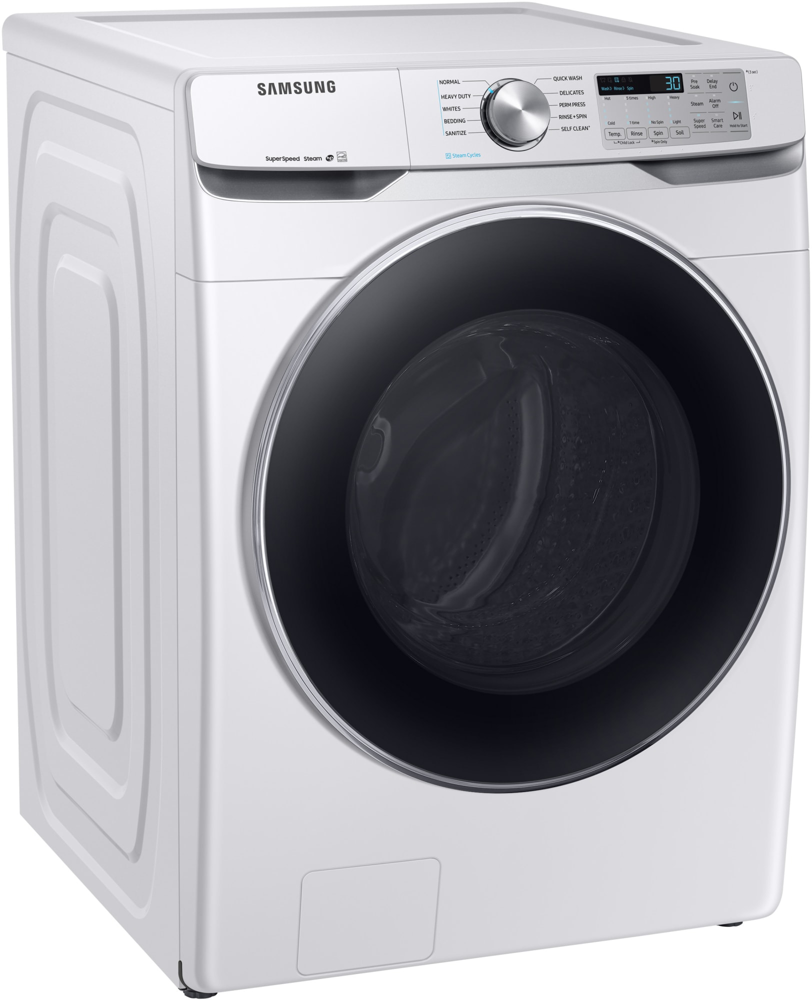 Samsung WF45T6200AW 27 Inch Front Load Washer with 4.5 Cu. Ft. Capacity, VRT Plus™ Technology