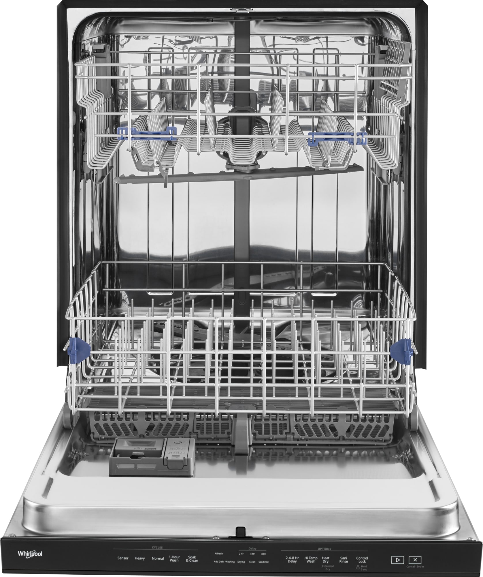 Whirlpool WDTA50SAHB 24 Inch Fully Integrated BuiltIn Dishwasher with