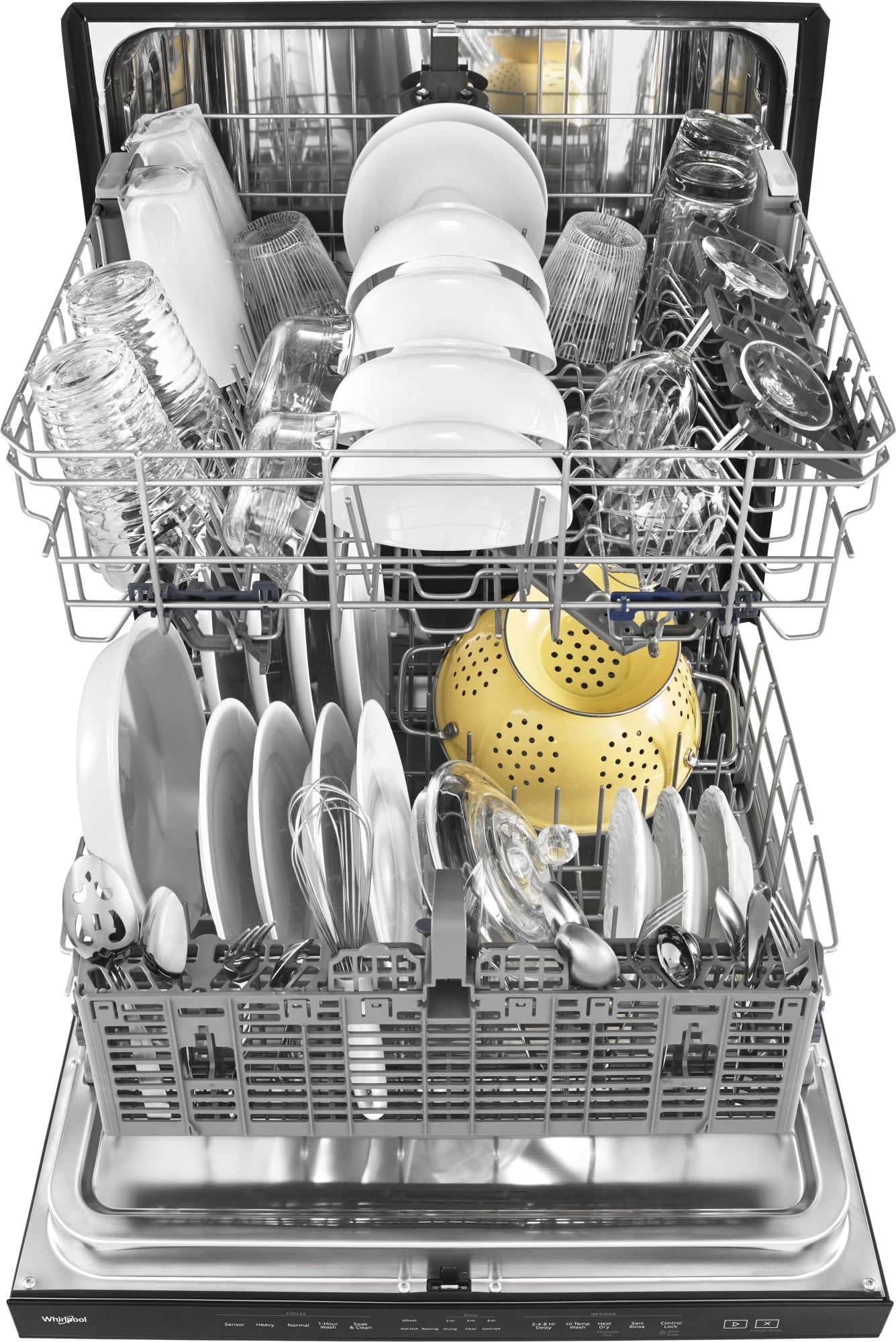 Whirlpool WDTA50SAHW 24 Inch Fully Integrated BuiltIn Dishwasher with