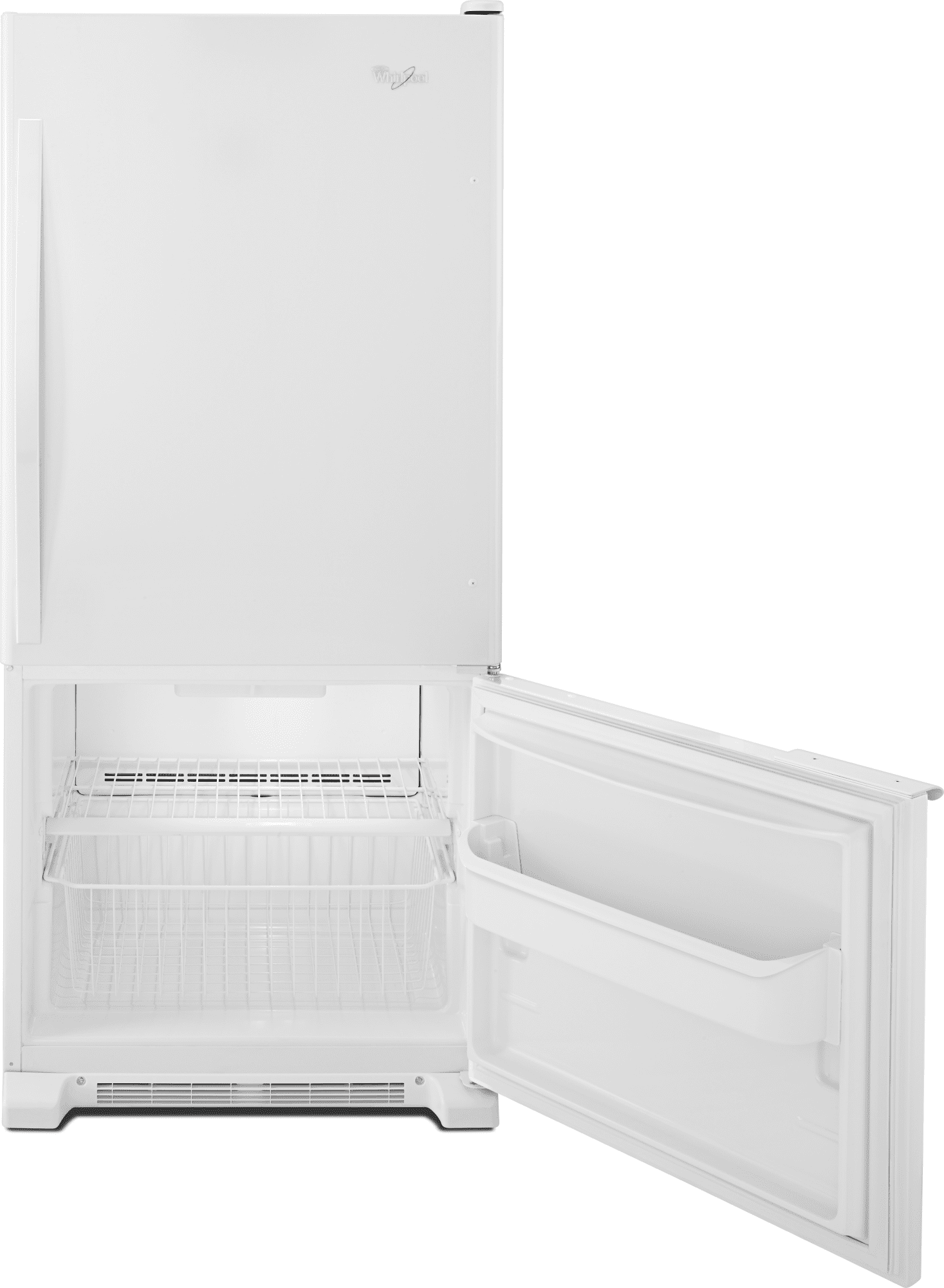 Whirlpool WRB119WFBW 30 Inch BottomFreezer Refrigerator with FreshFlow