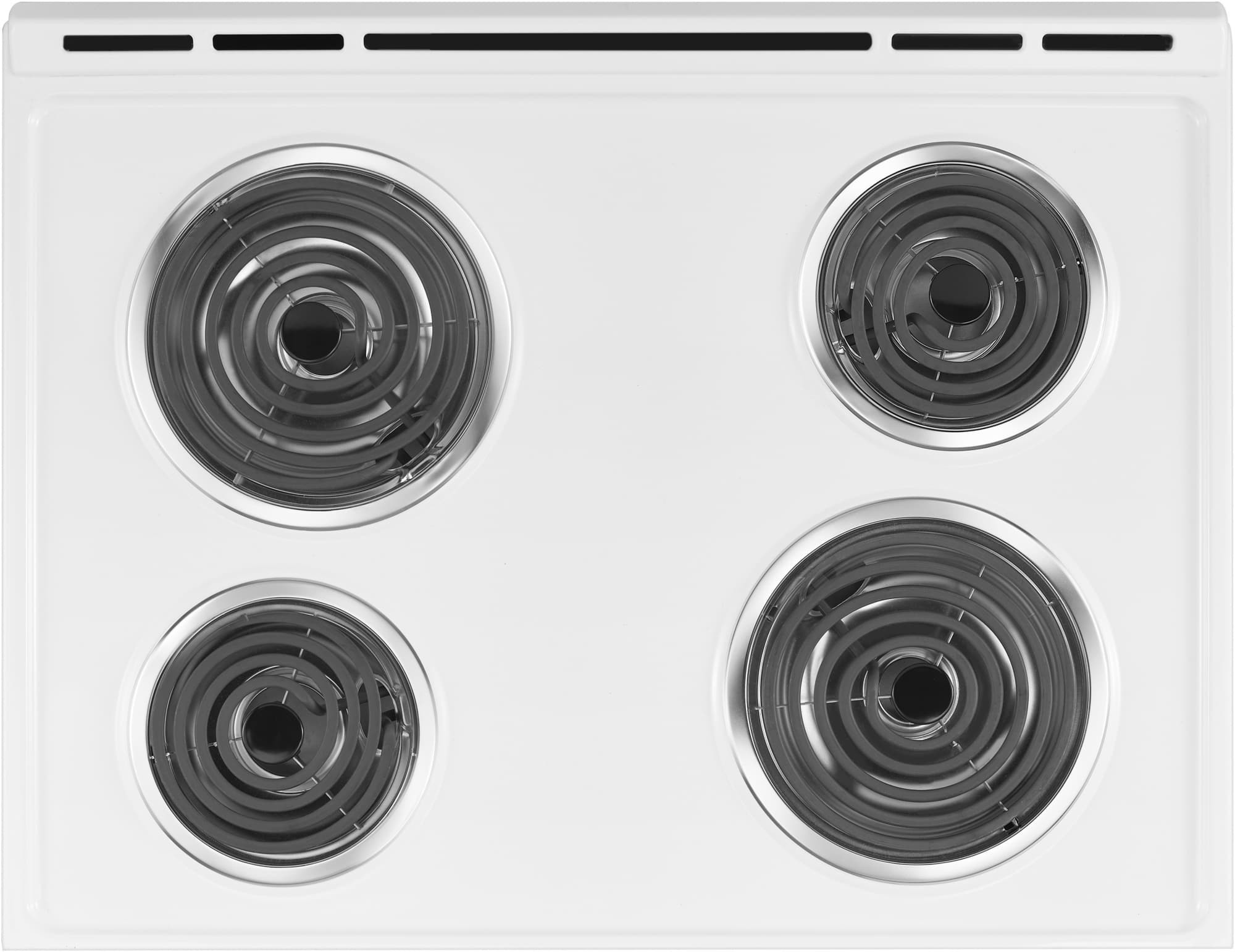 Whirlpool WEC310S0FW 30 Inch SlideIn Electric Range with 4 Coil