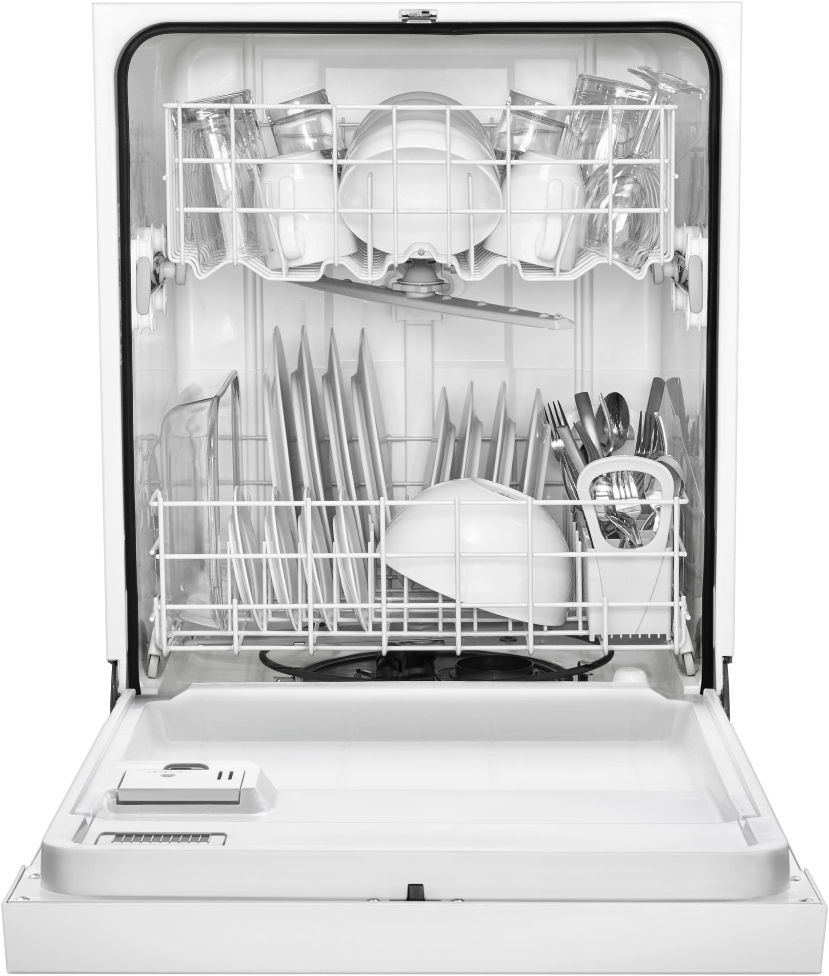 Whirlpool WDF120PAFW Full Console Dishwasher with 12 Place Setting