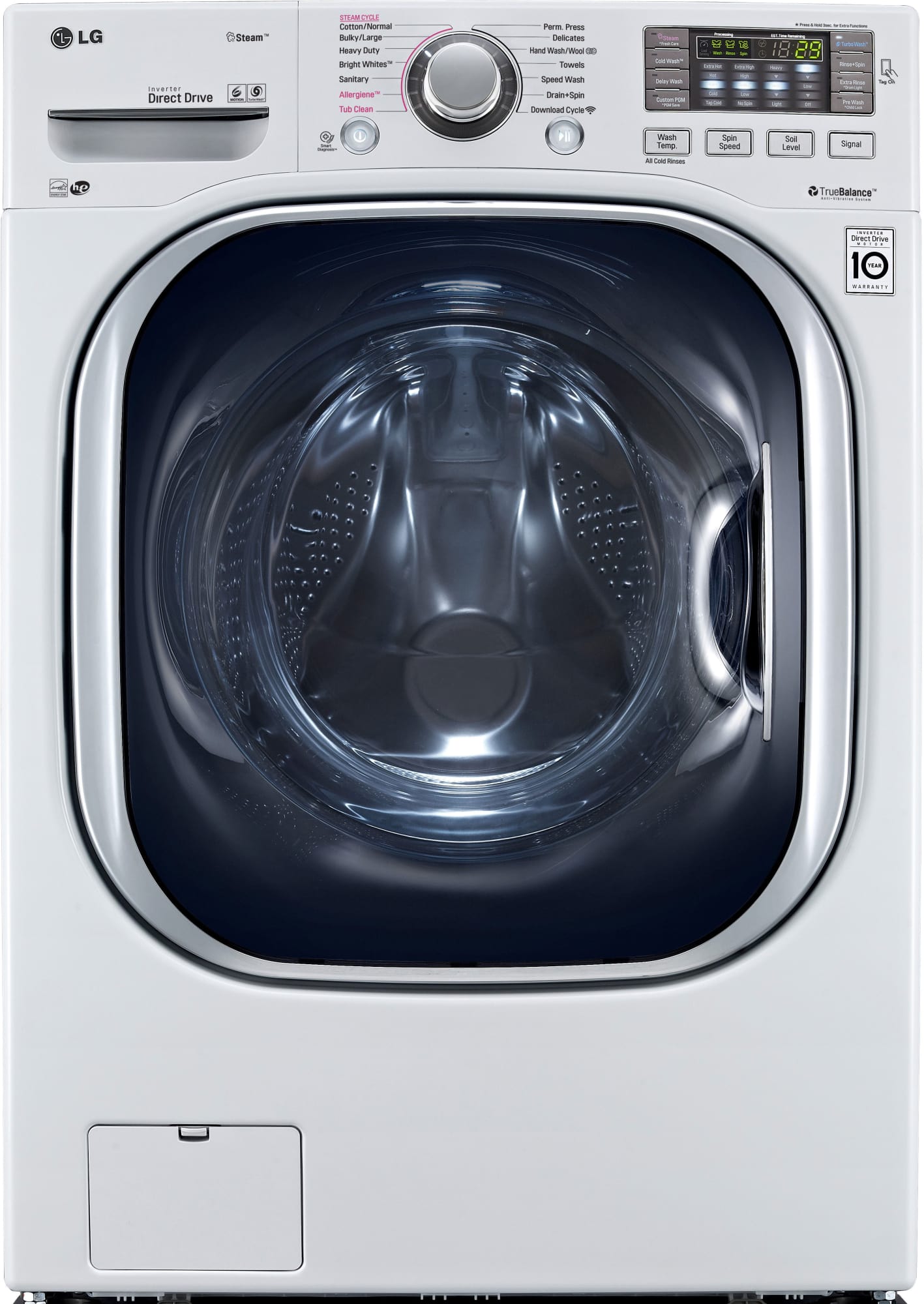 LG WM4270HWA 27 Inch 4.5 cu. ft. Front Load Washer with 14 Wash Cycles